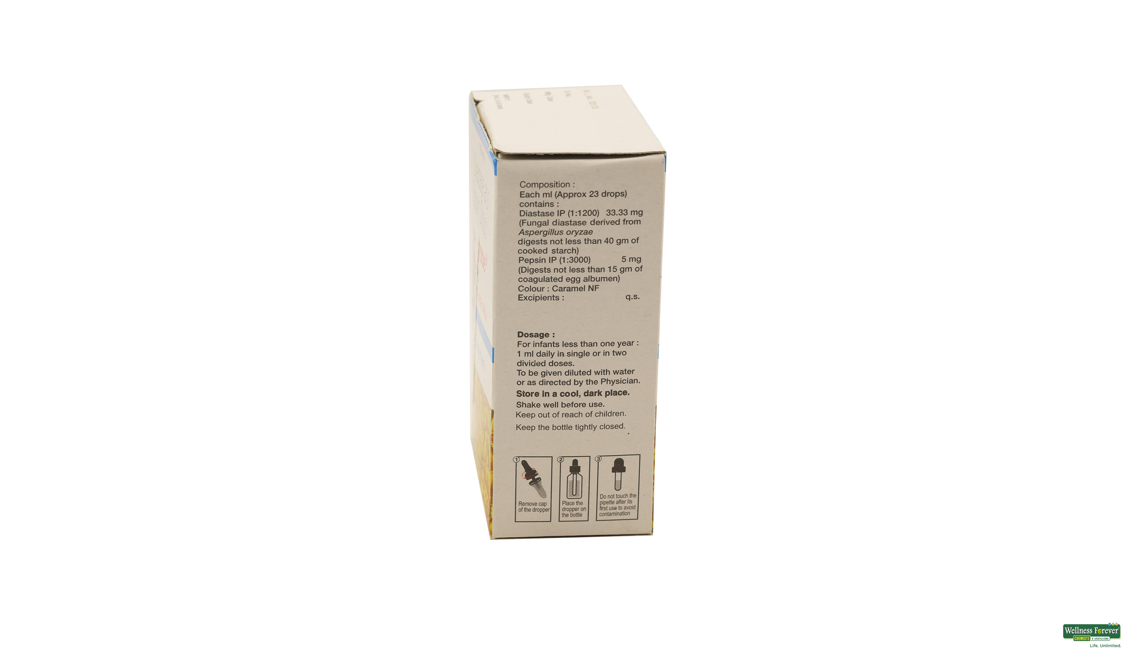 ARISTOZYME ORAL DROP 15ML- 2, 15ML, null