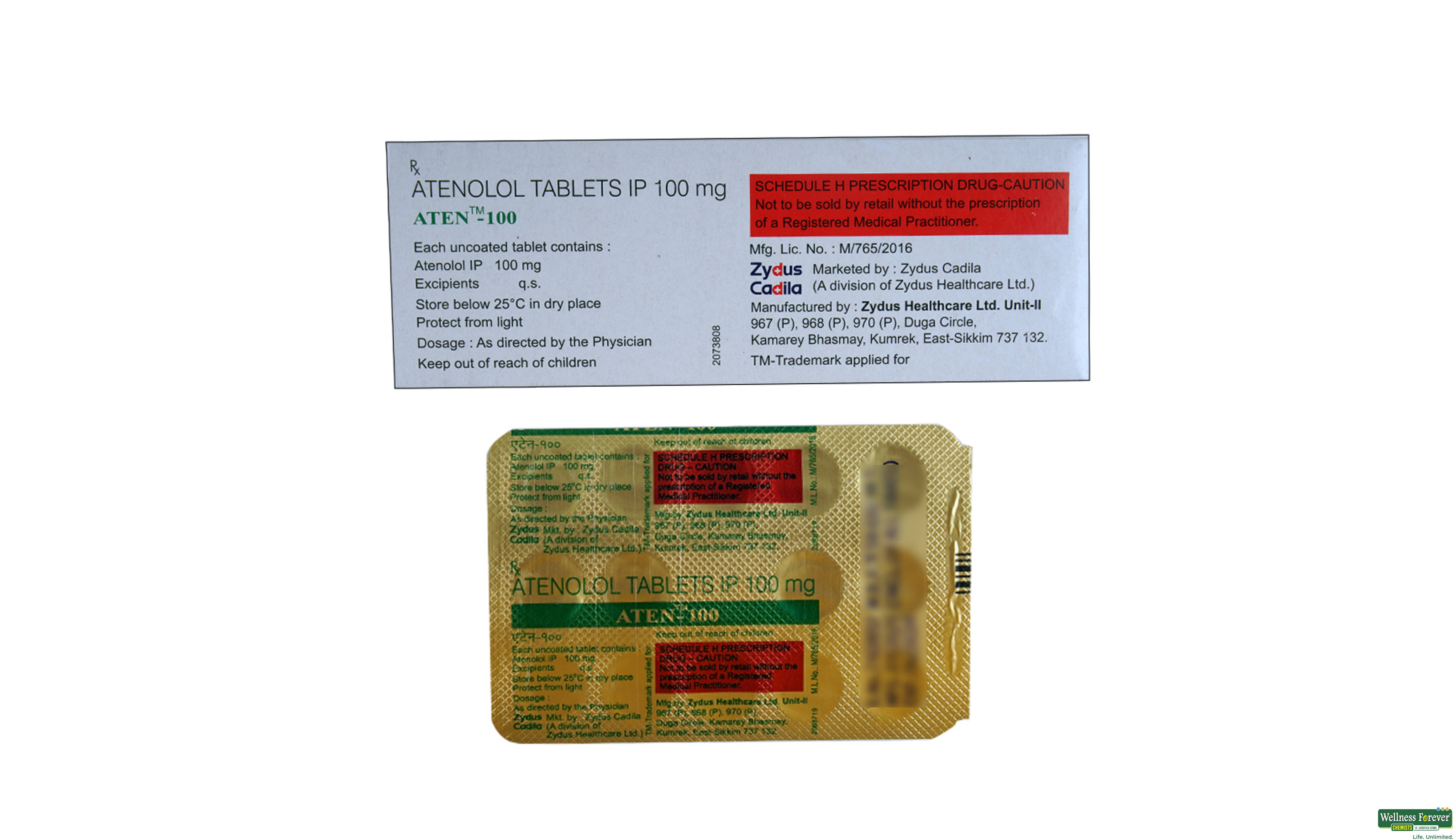 ATEN 100MG 14TAB- 2, 14TAB, 