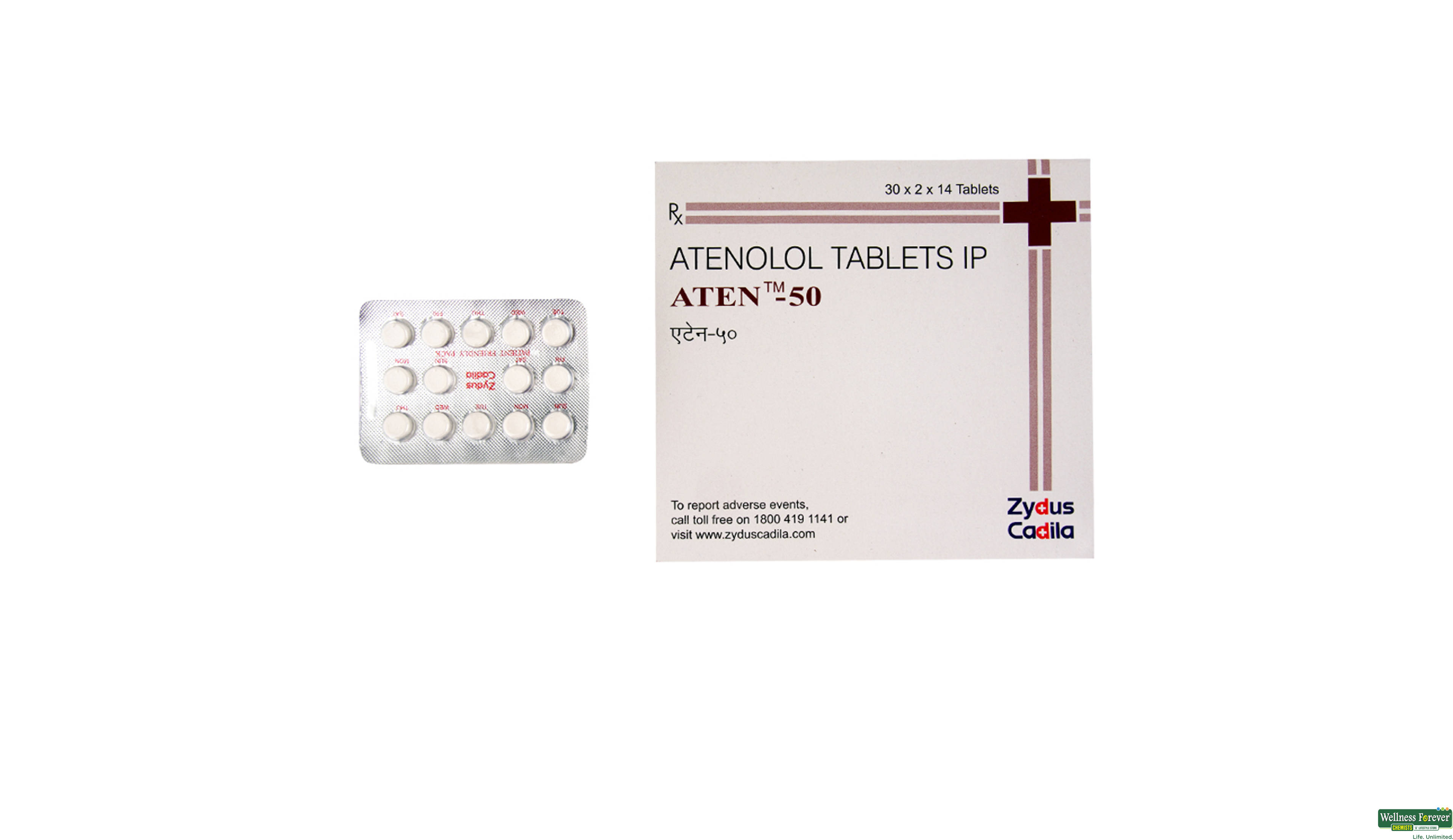 ATEN 50MG 14TAB- 1, 14TAB, 