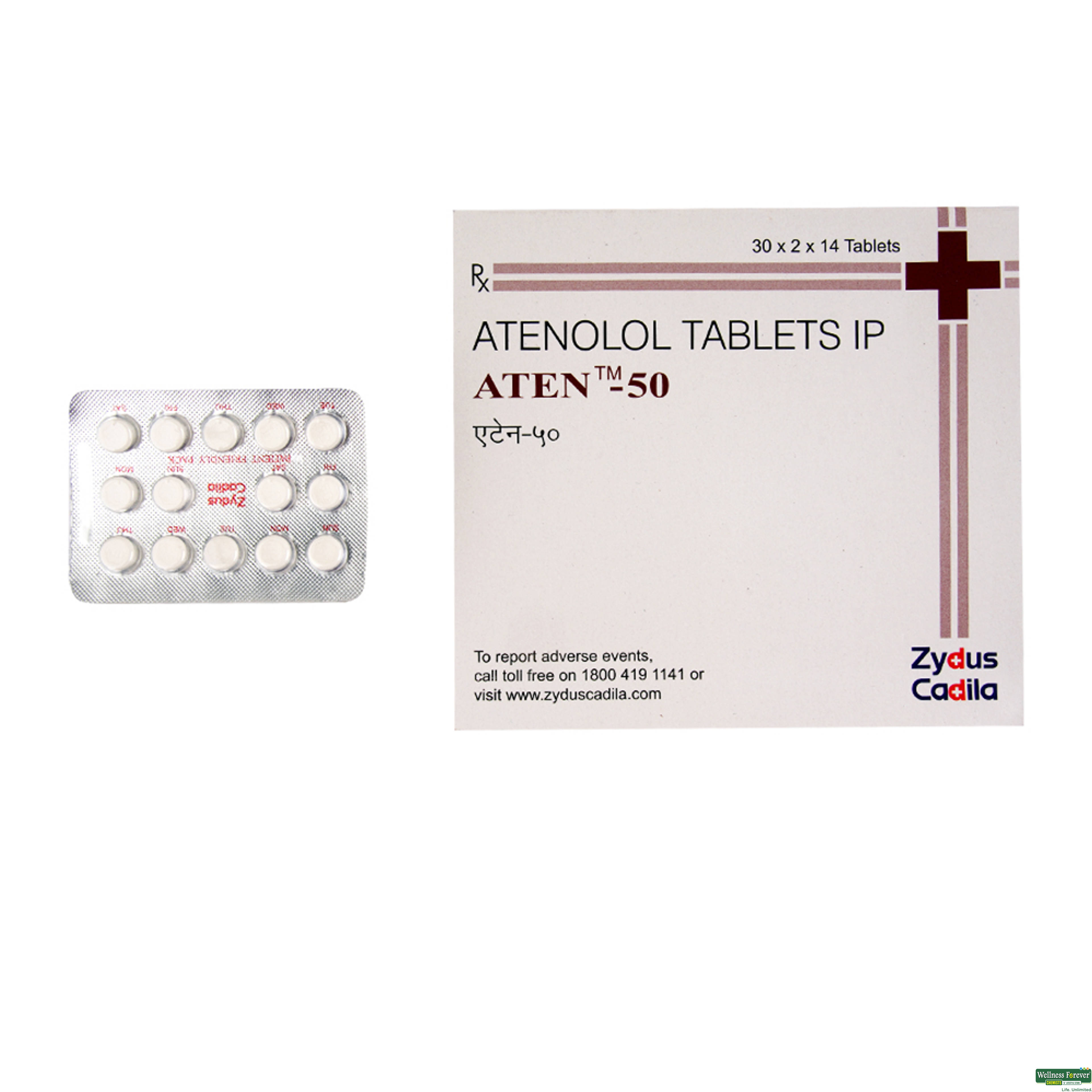 ATEN 50MG 14TAB-image