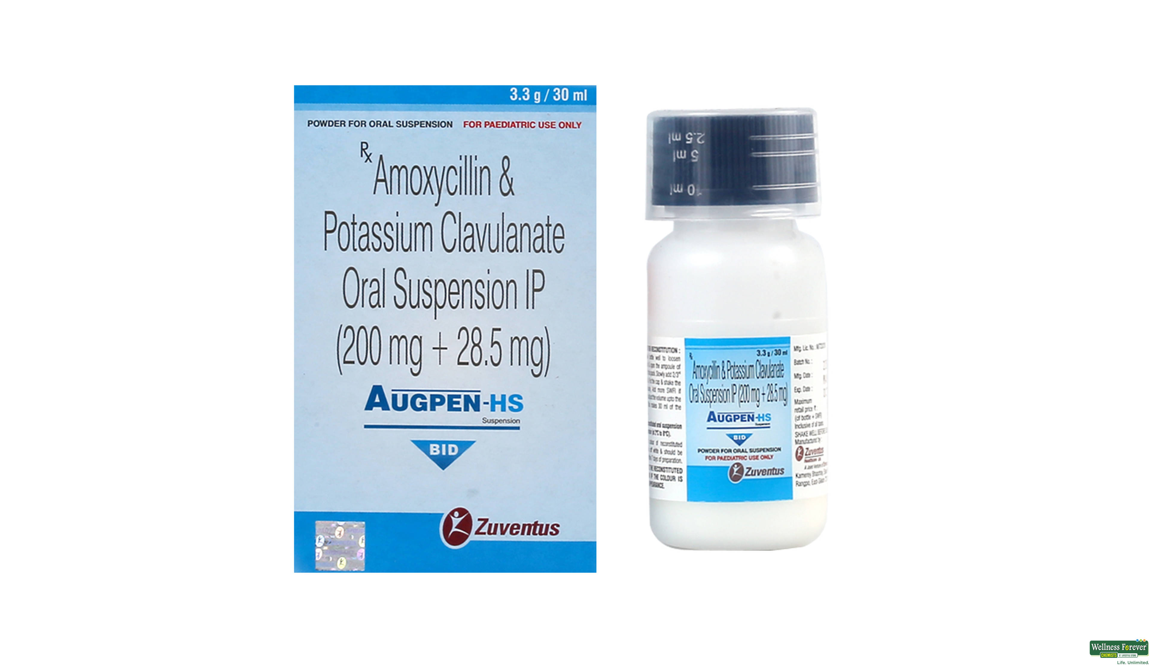 AUGPEN-HS SYP 30ML- 1, 30ML, 