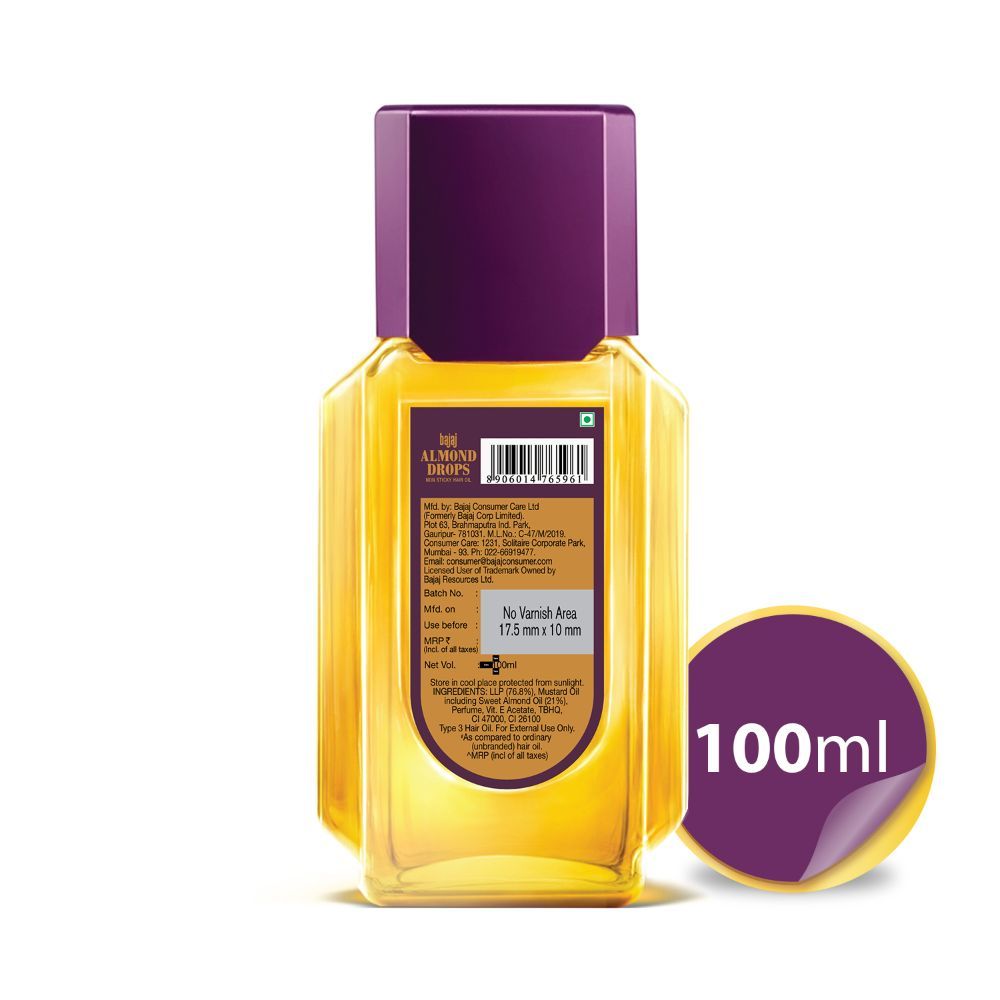 BAJAJ HR/OIL ALMOND DROPS 95ML