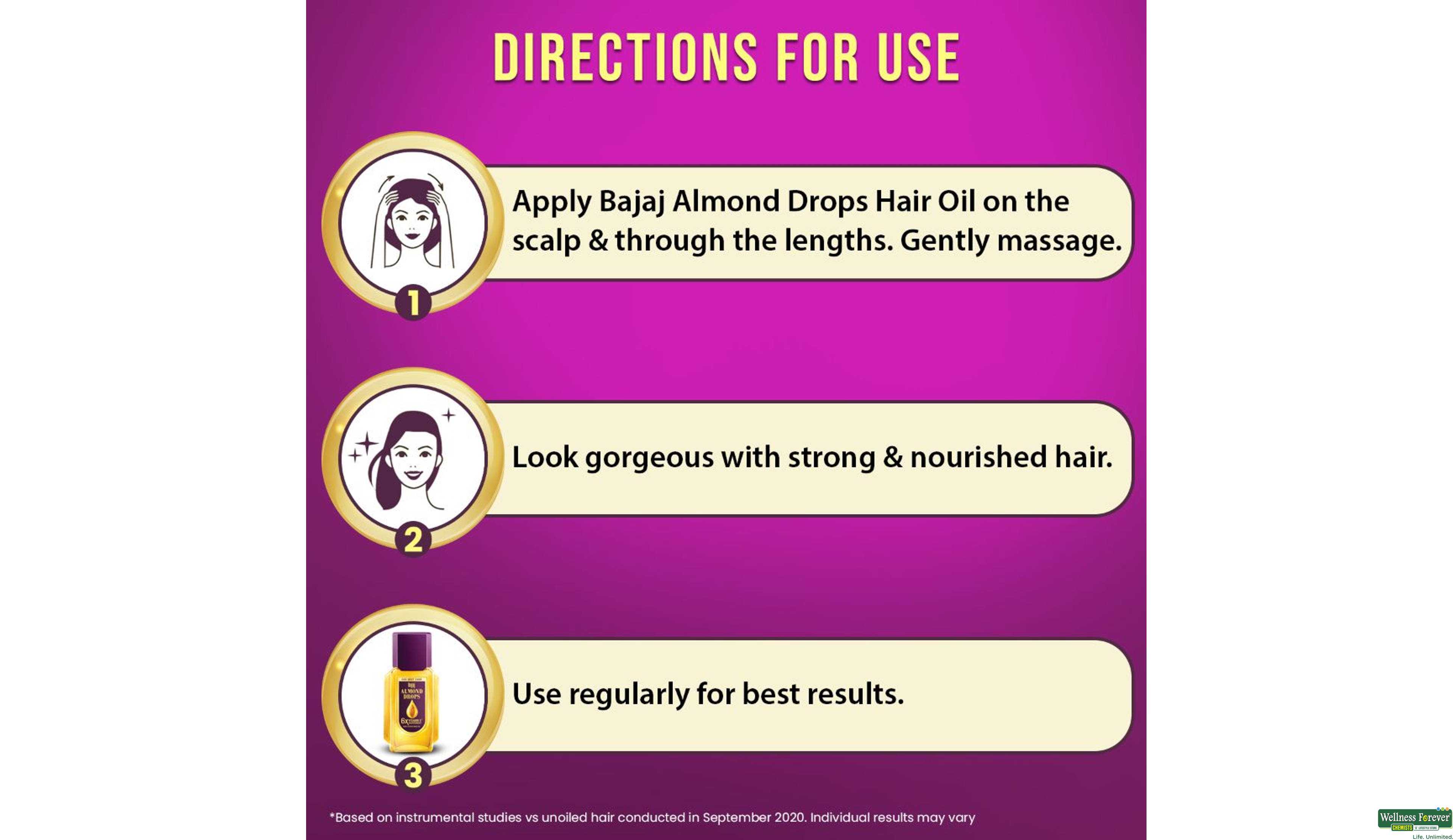 BAJAJ HR/OIL ALMOND DROPS 95ML- 6, 100ML, 