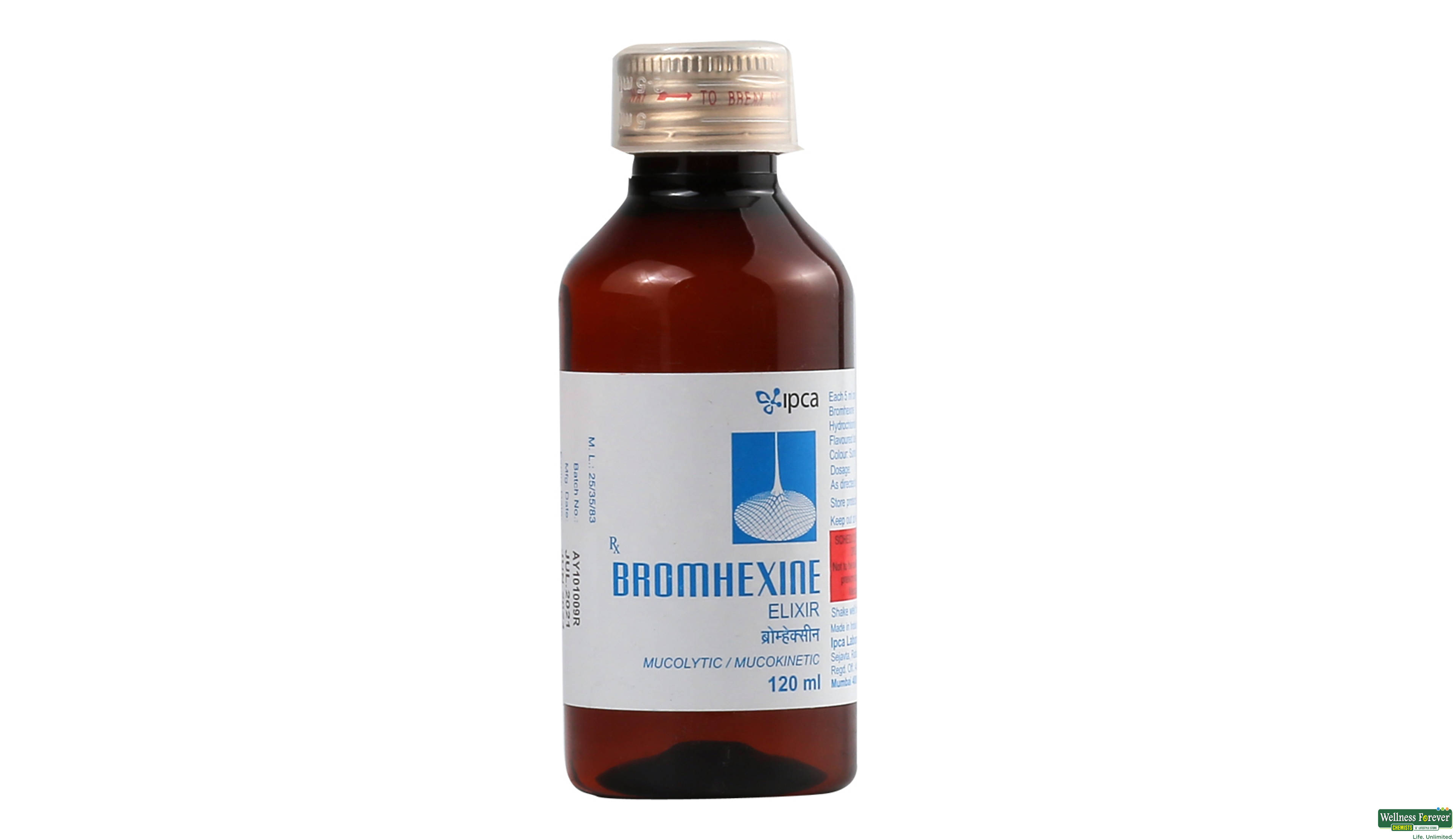 BROMHEXINE ELIXIR SYP 120ML- 1, 120ML, null