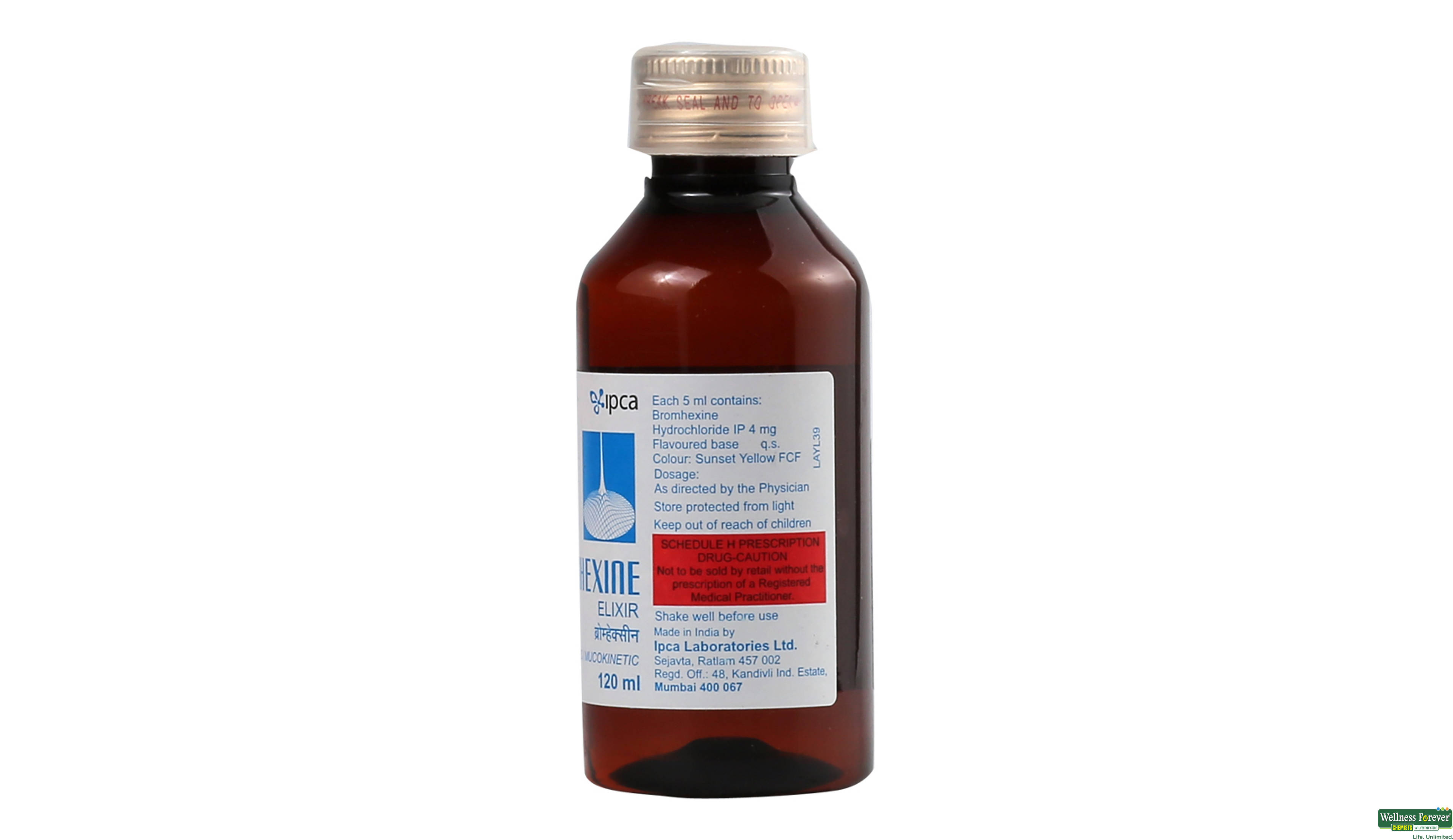BROMHEXINE ELIXIR SYP 120ML- 2, 120ML, null