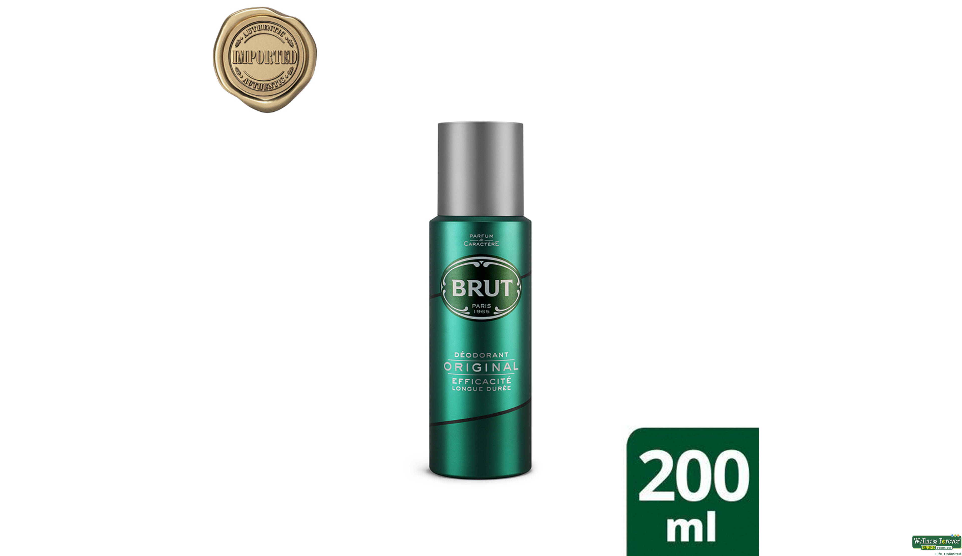 BRUT DEO ORIGINAL 200ML- 1, 200ML, 