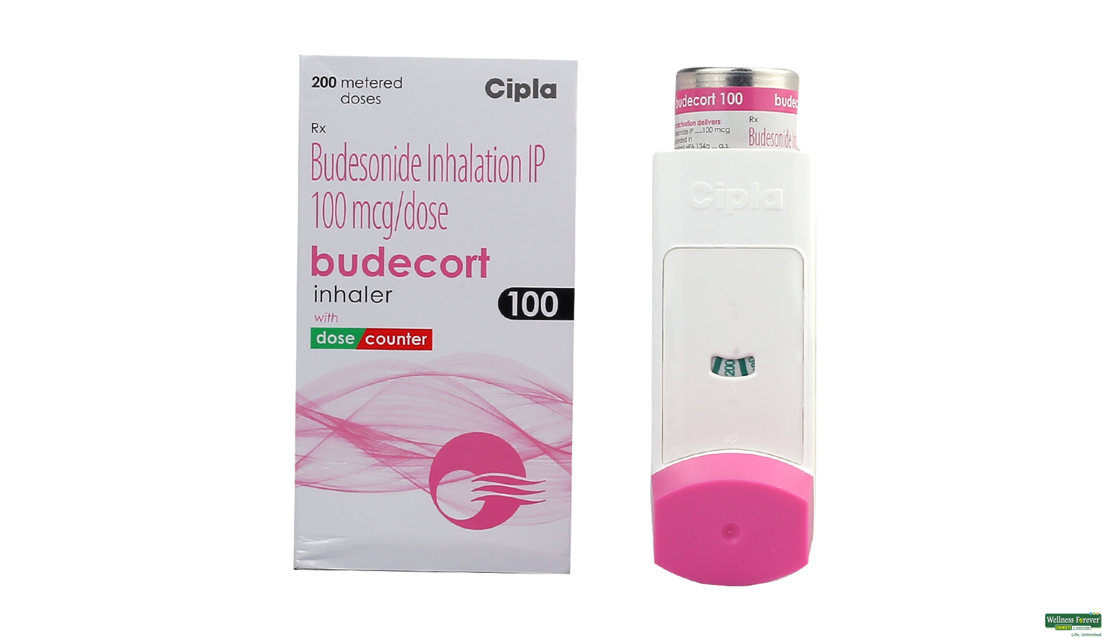 BUDECORT 100 INHALER- 1, 1PC, 
