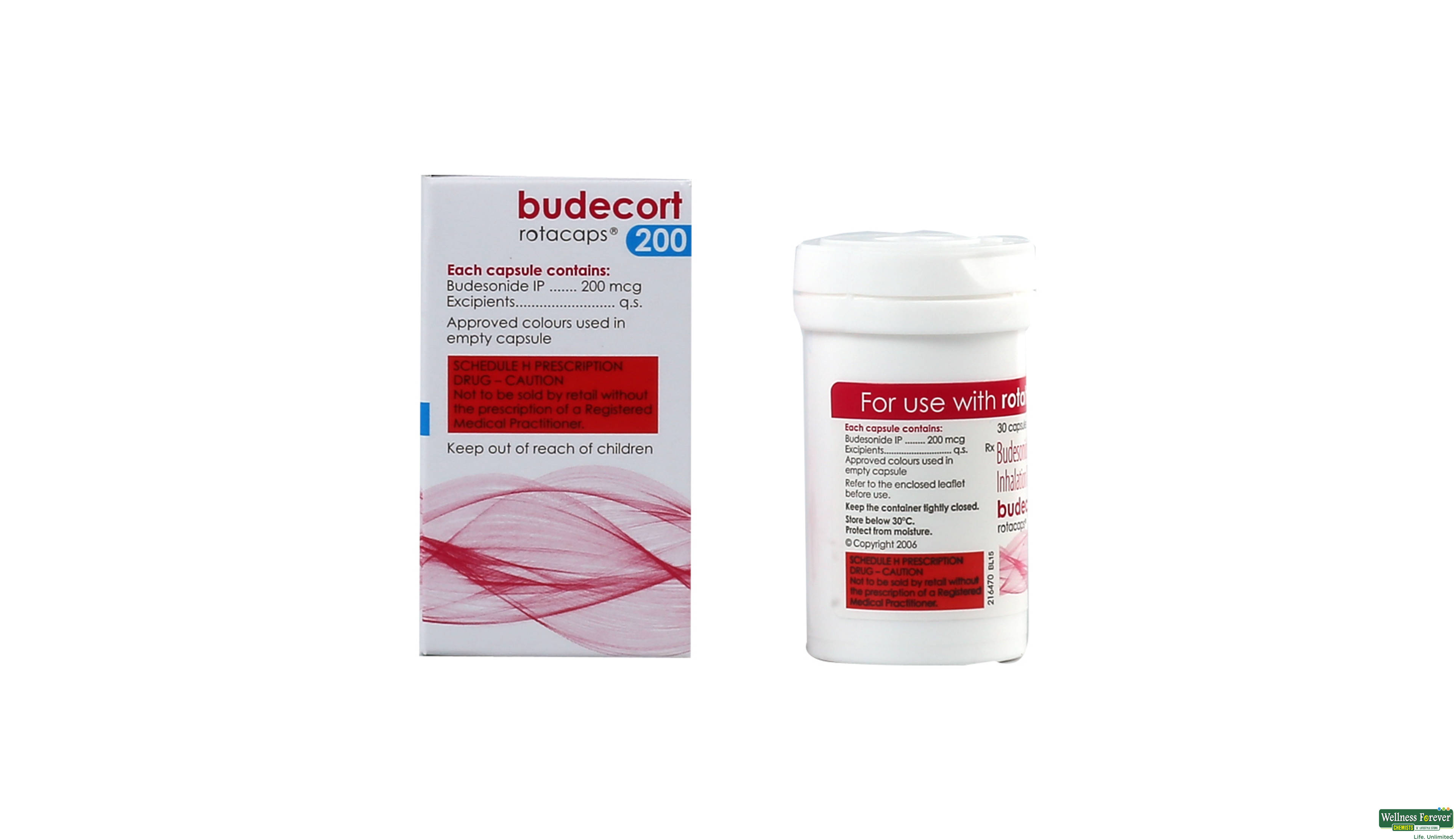 BUDECORT 200 ROTACAP 30CAP- 2, 30CAP, null