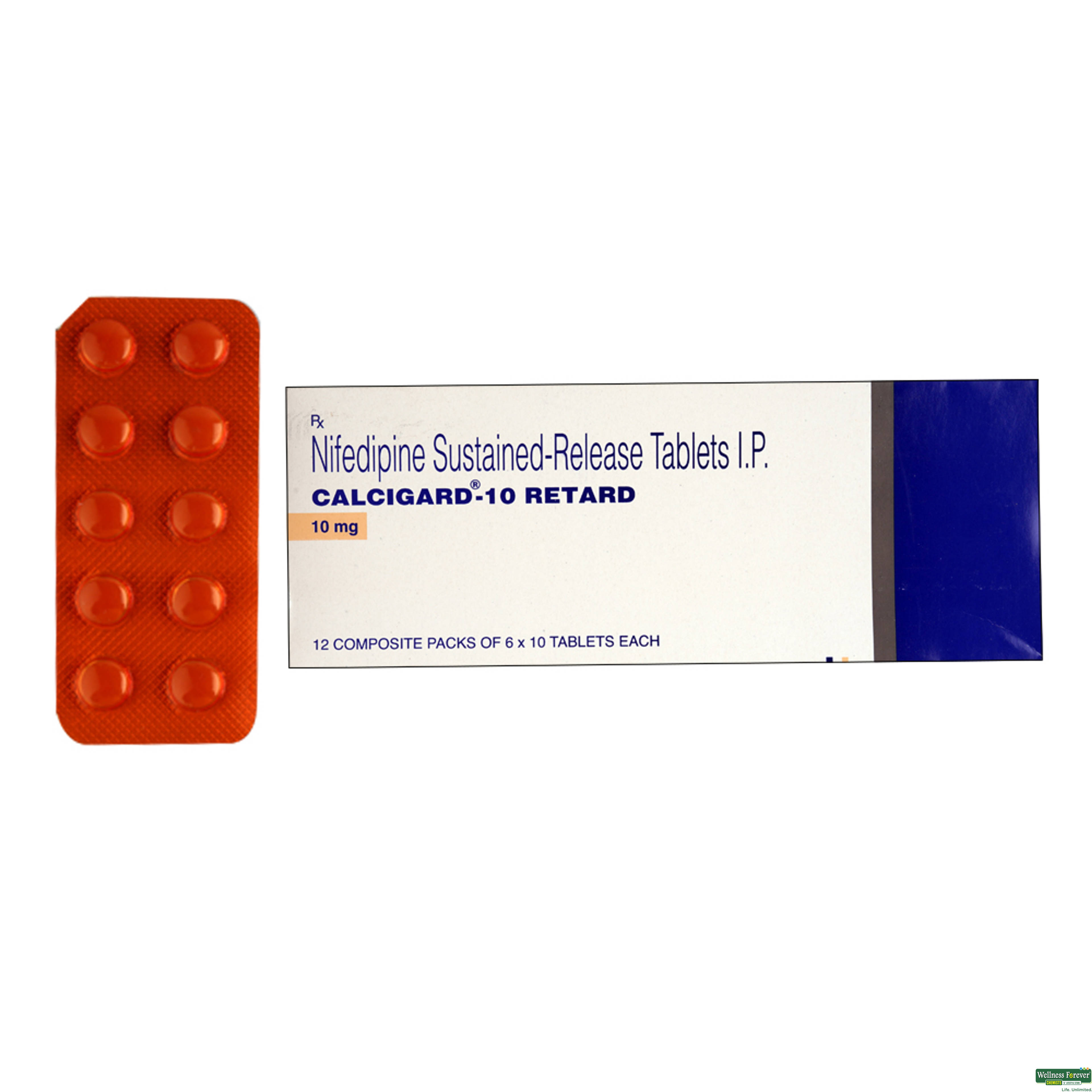 CALCIGARD-RETARD 10MG 10TAB-image