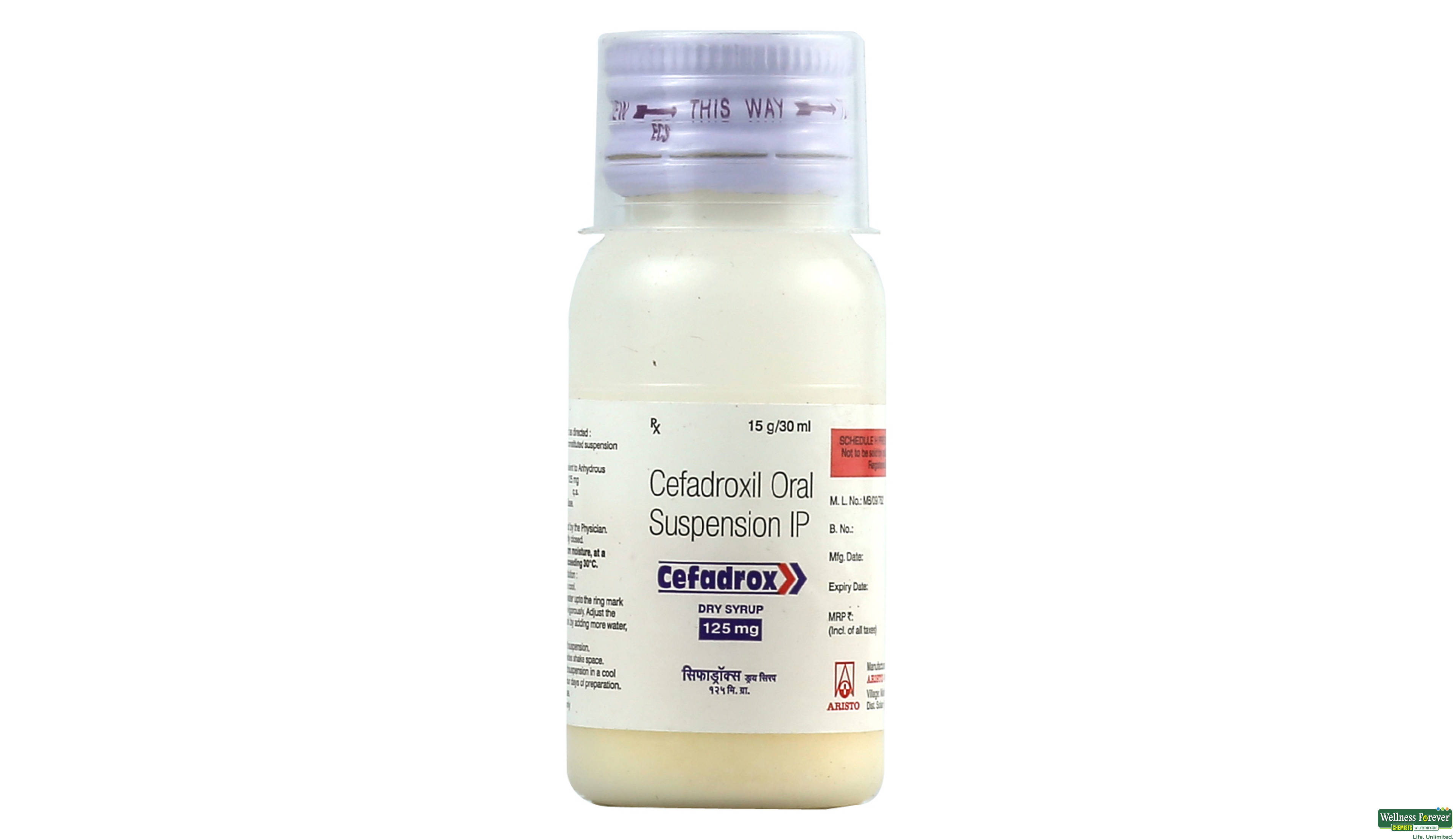 CEFADROX 125MG DRY SYP 30ML- 1, 30ML, 