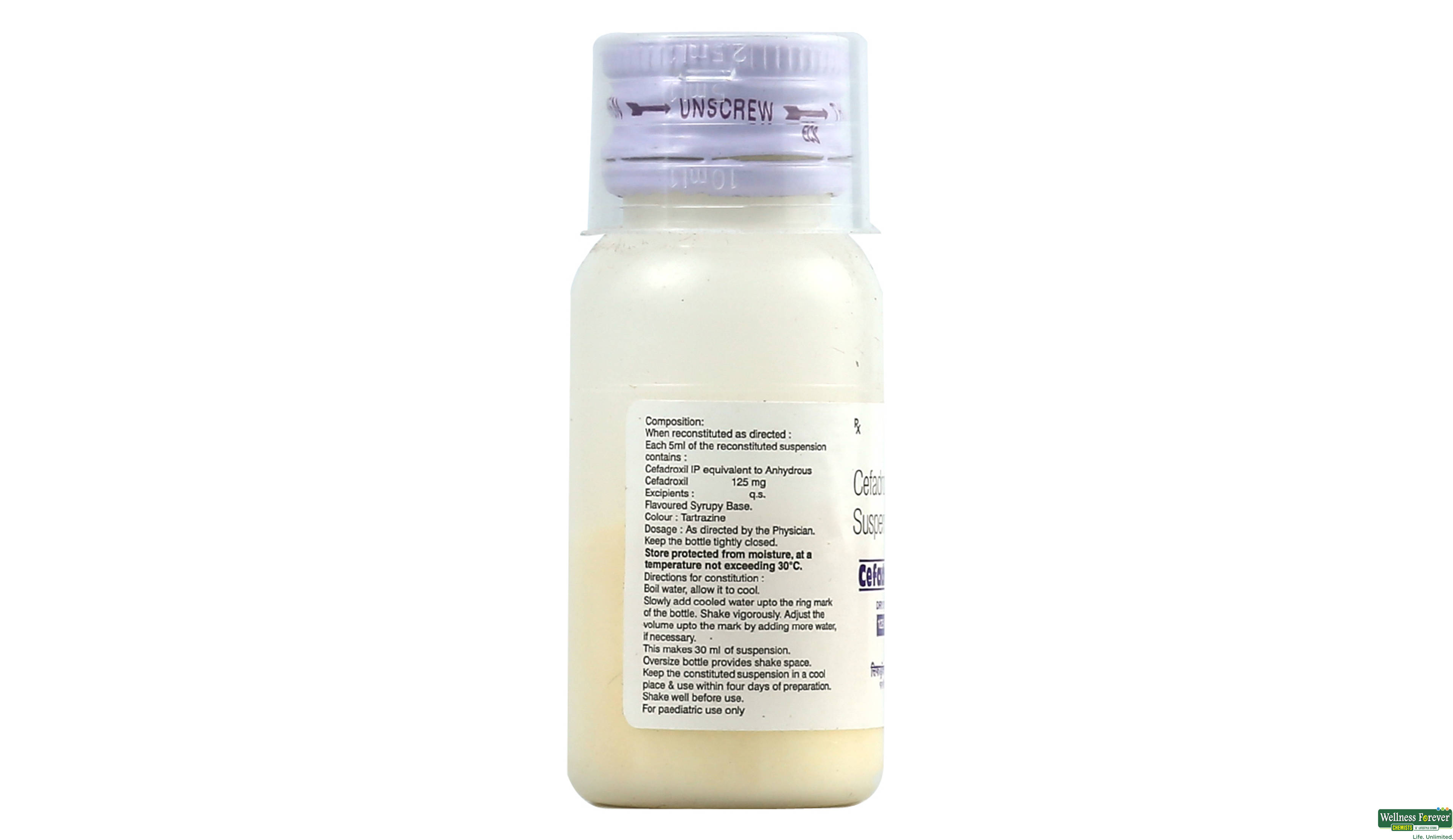 CEFADROX 125MG DRY SYP 30ML- 2, 30ML, 