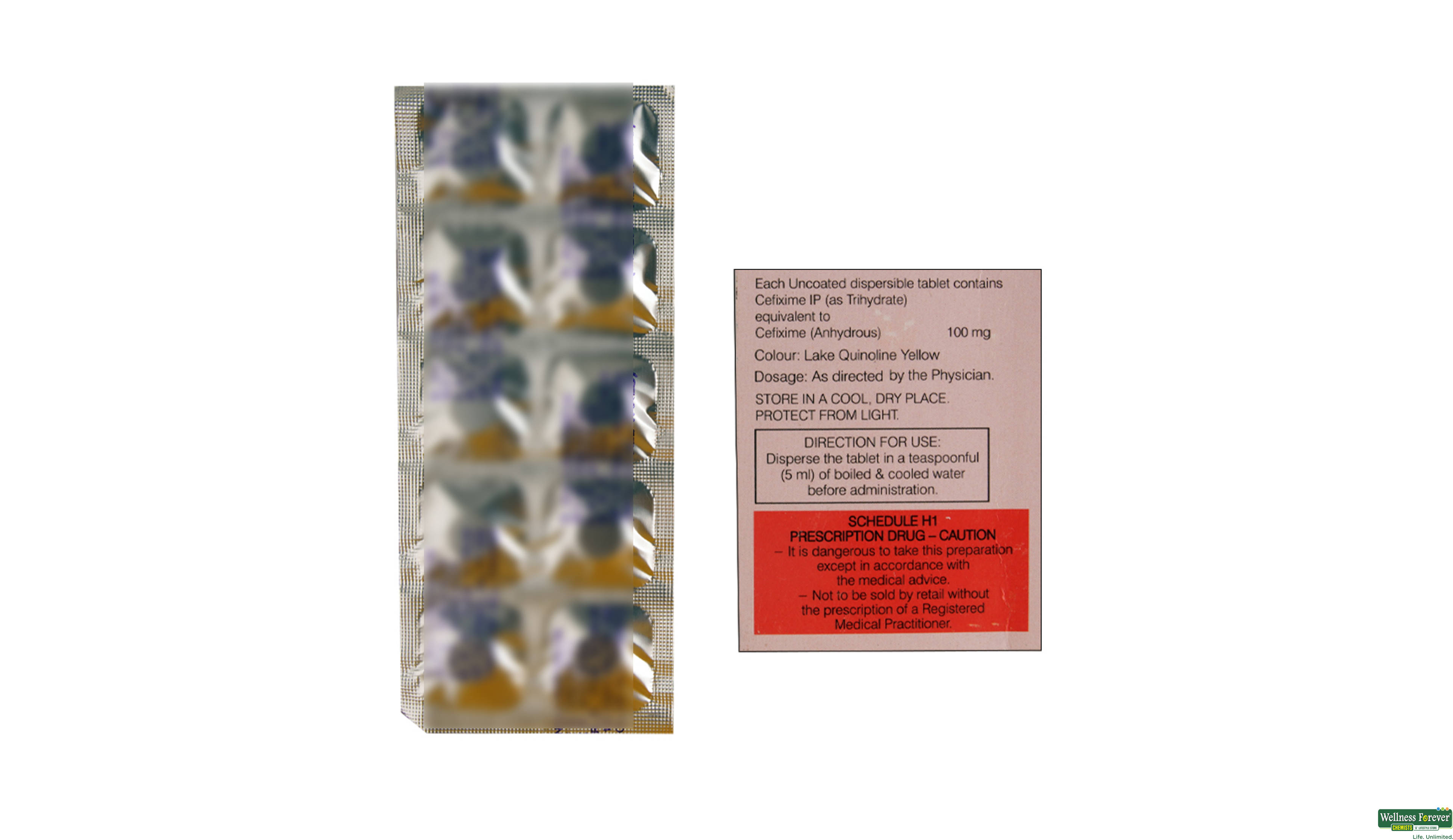 CEFOLAC 100DT 10TAB- 2, 10TAB, 