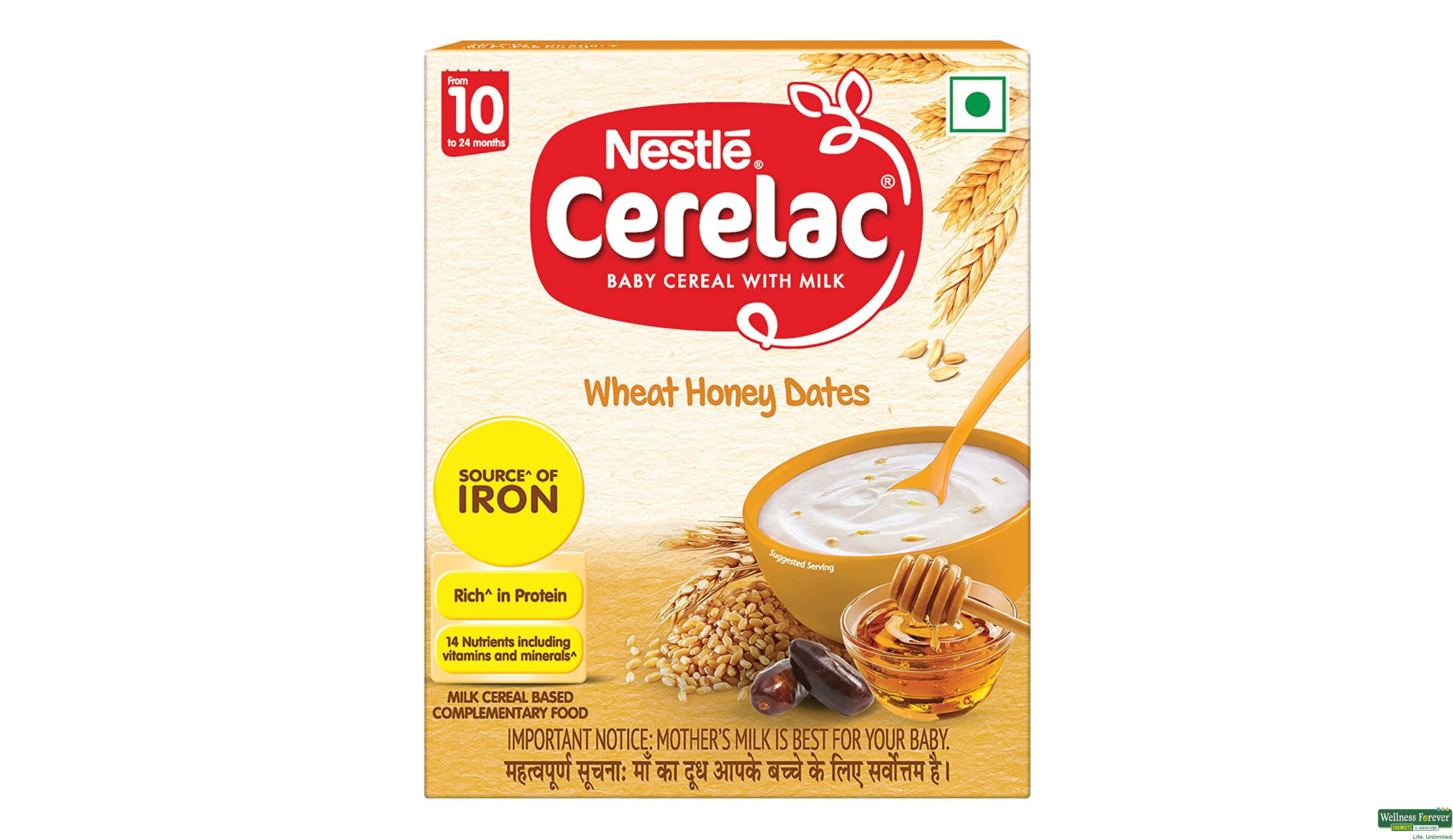 CERELAC STG2 WHEAT HONEY DATES REF 300GM- 1, 300GM, 