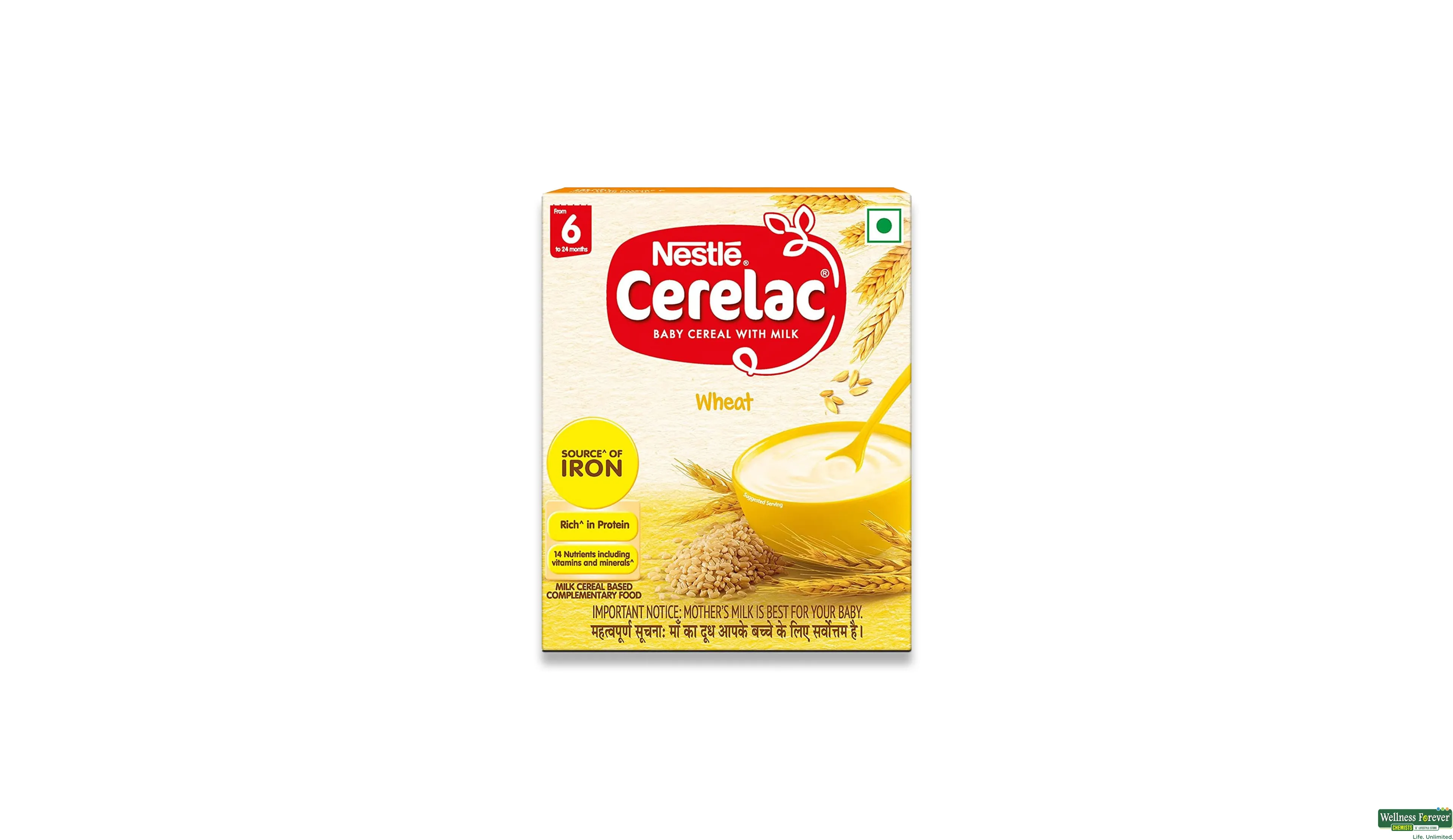 Nestle Cerelac Wheat Cereal with Milk - Shop Baby Food at H-E-B