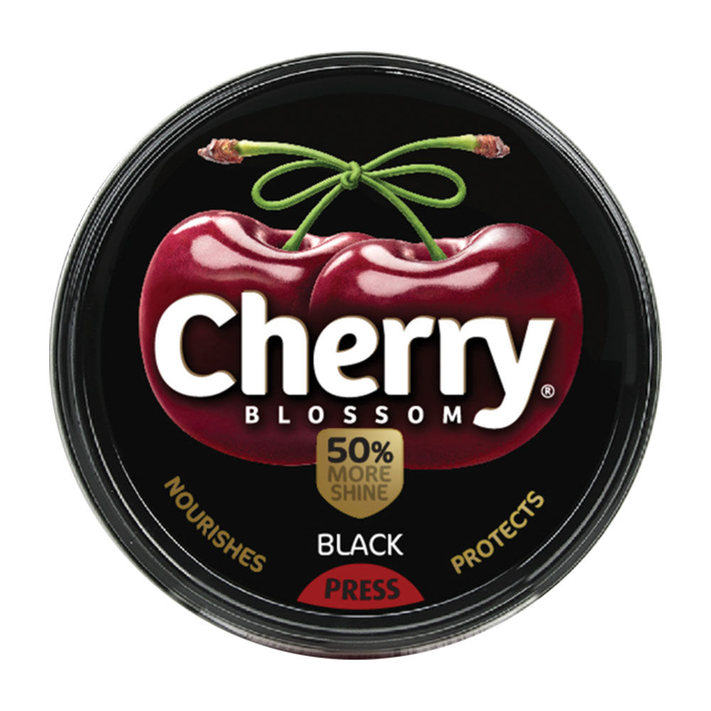 Buy Cherry Blossom Liquid Polish Black, 75 ml Online at Best