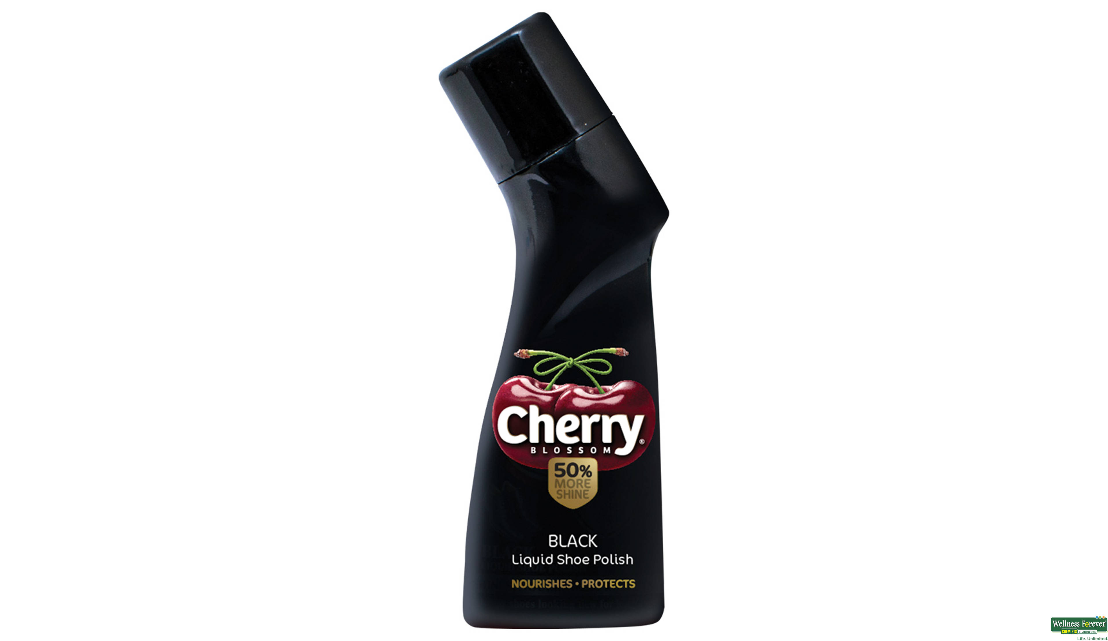 CHERRY SHOE LIQ BLACK 75ML- 2, 75ML, 