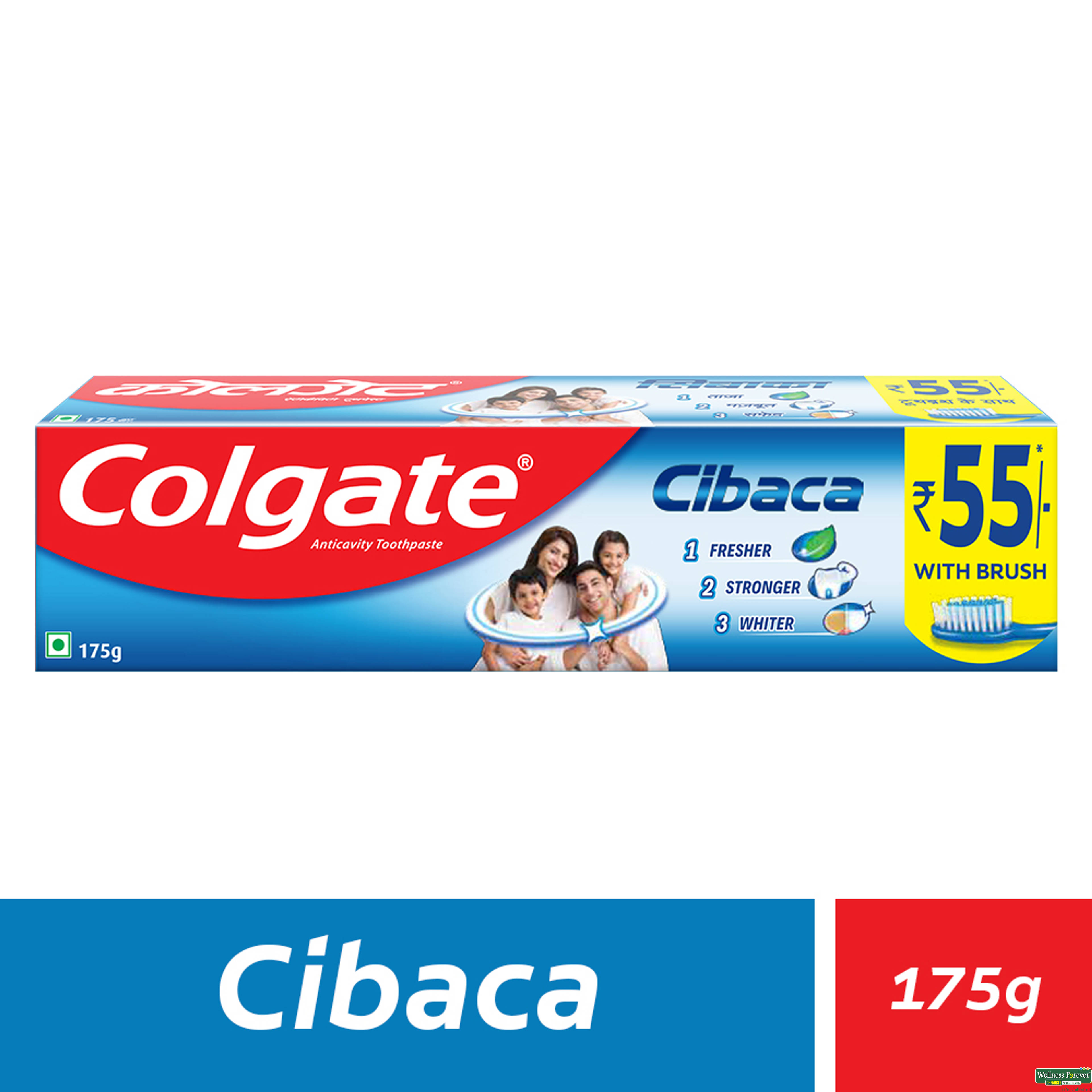 COLG T/PASTE CIBACA TOP 175GM-image