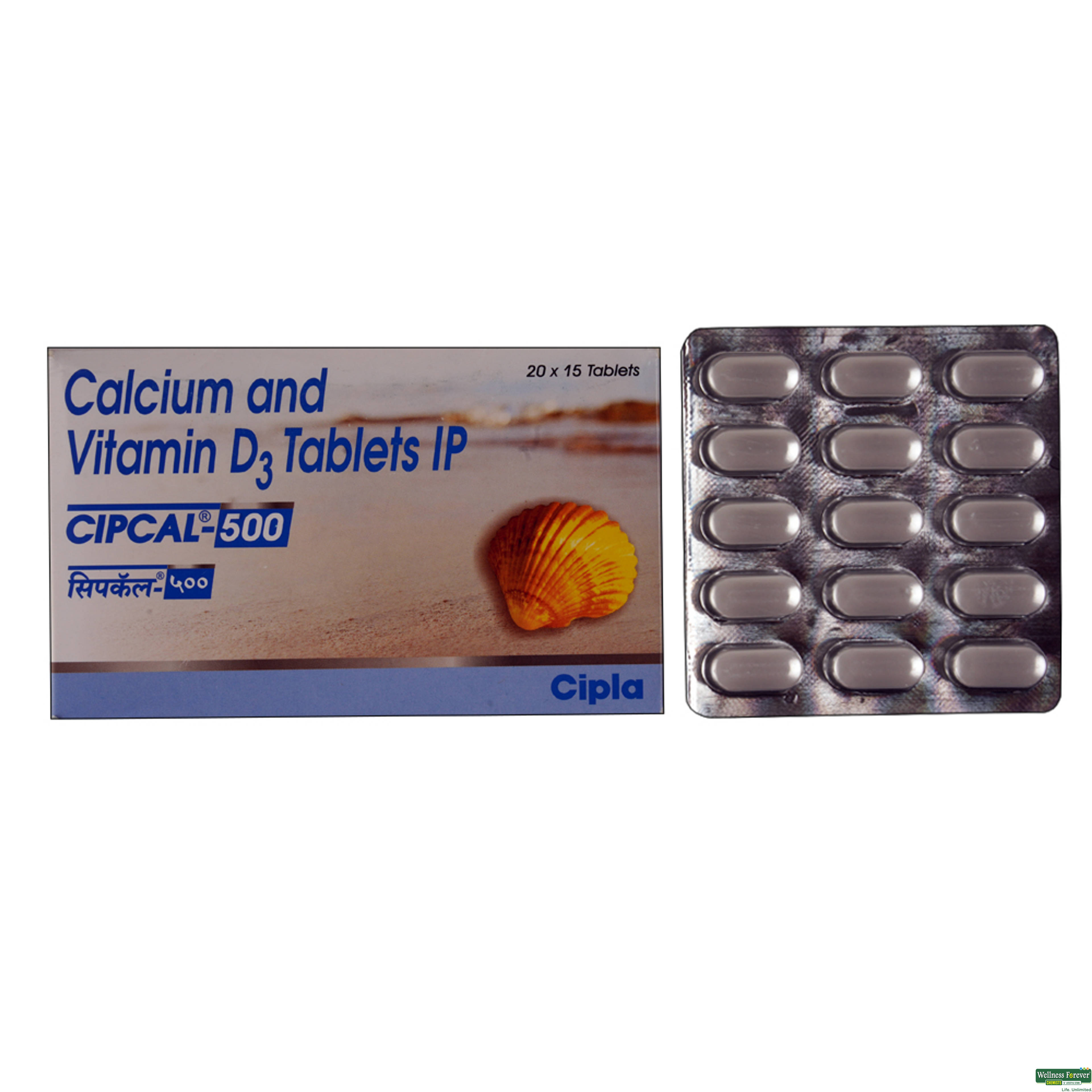 CIPCAL 500MG 15TAB-image