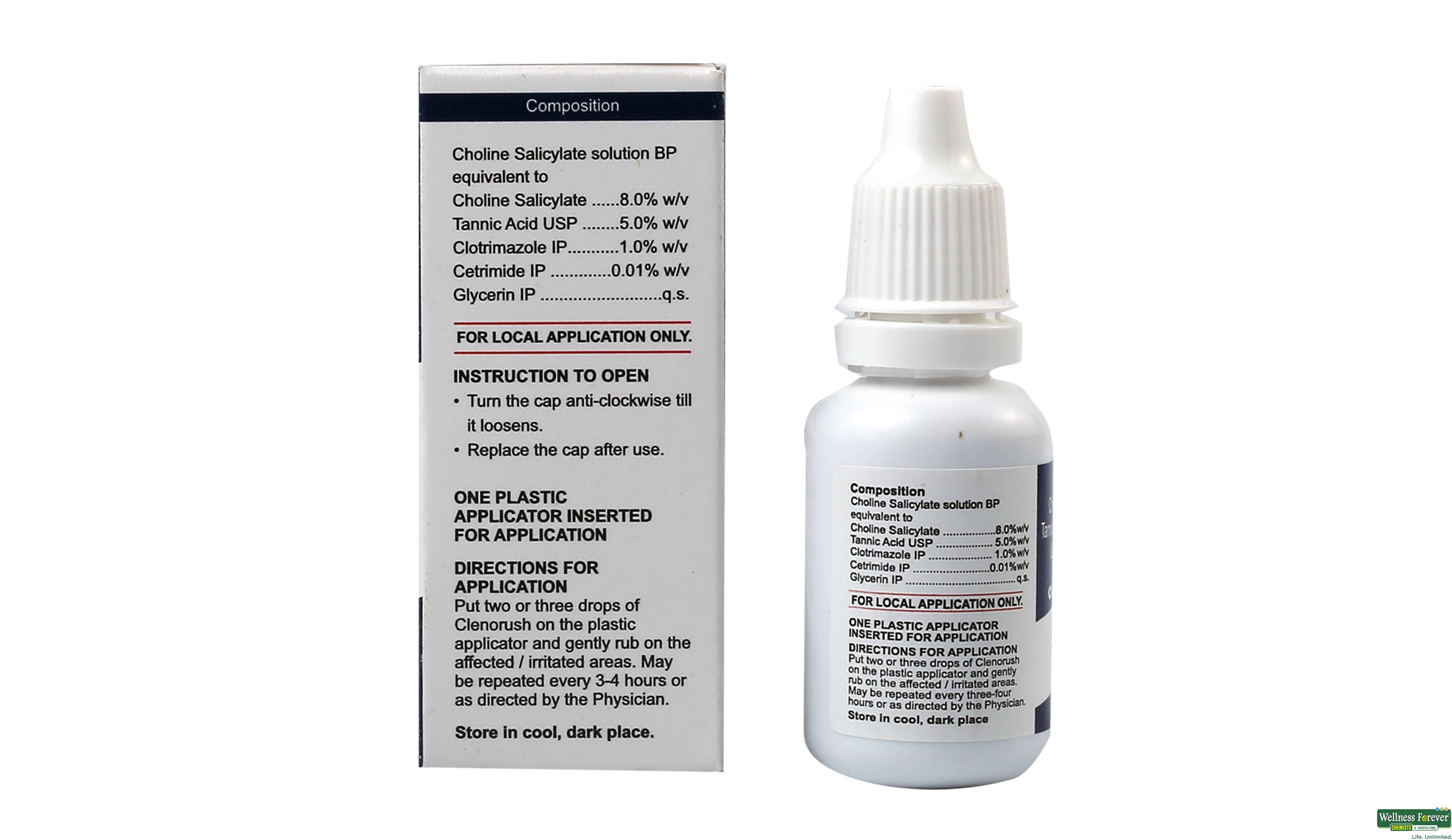 CLENORUSH ORAL THRUSH 15ML- 2, 15ML, null