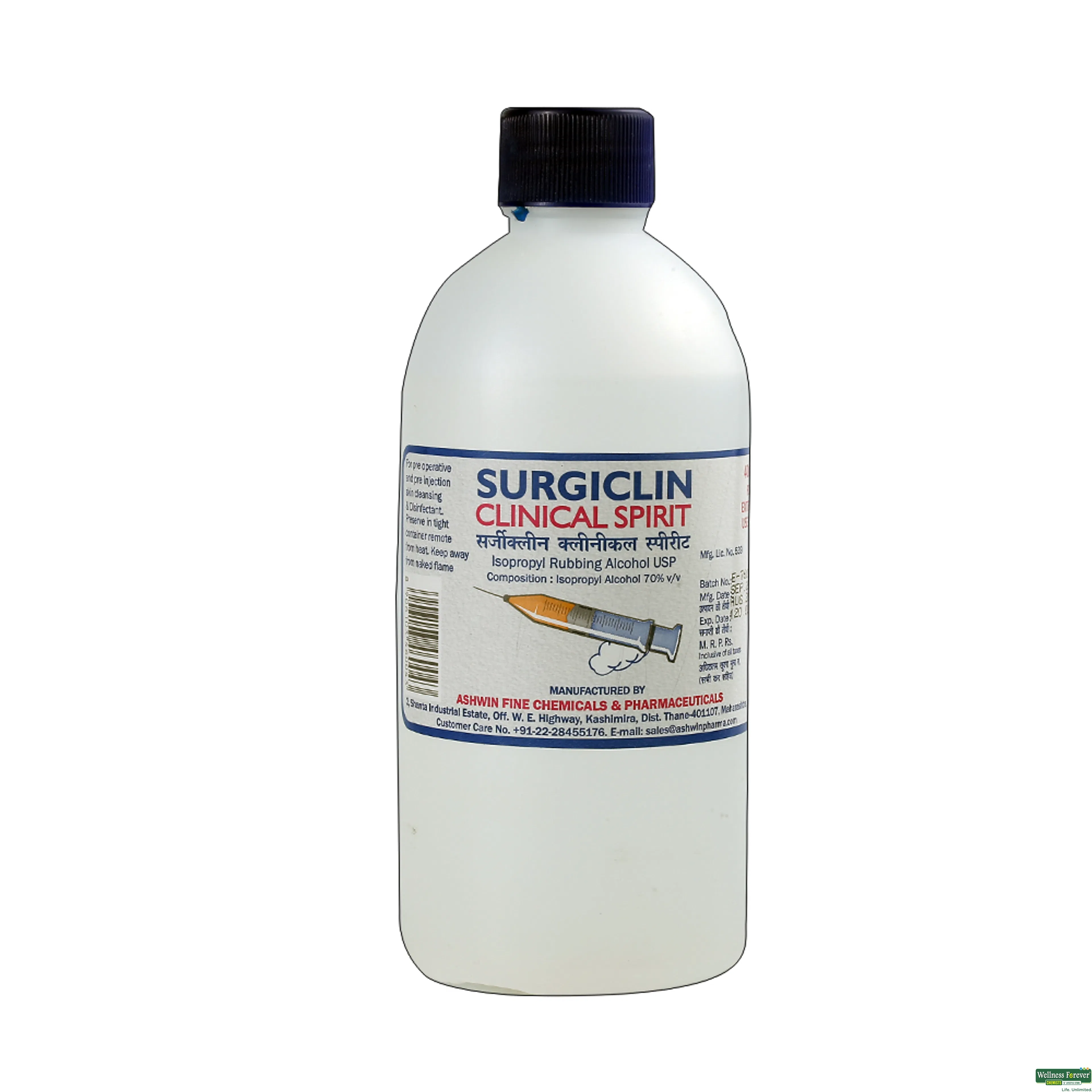 SURGICLIN SPIRIT ASHWIN 400ML-image