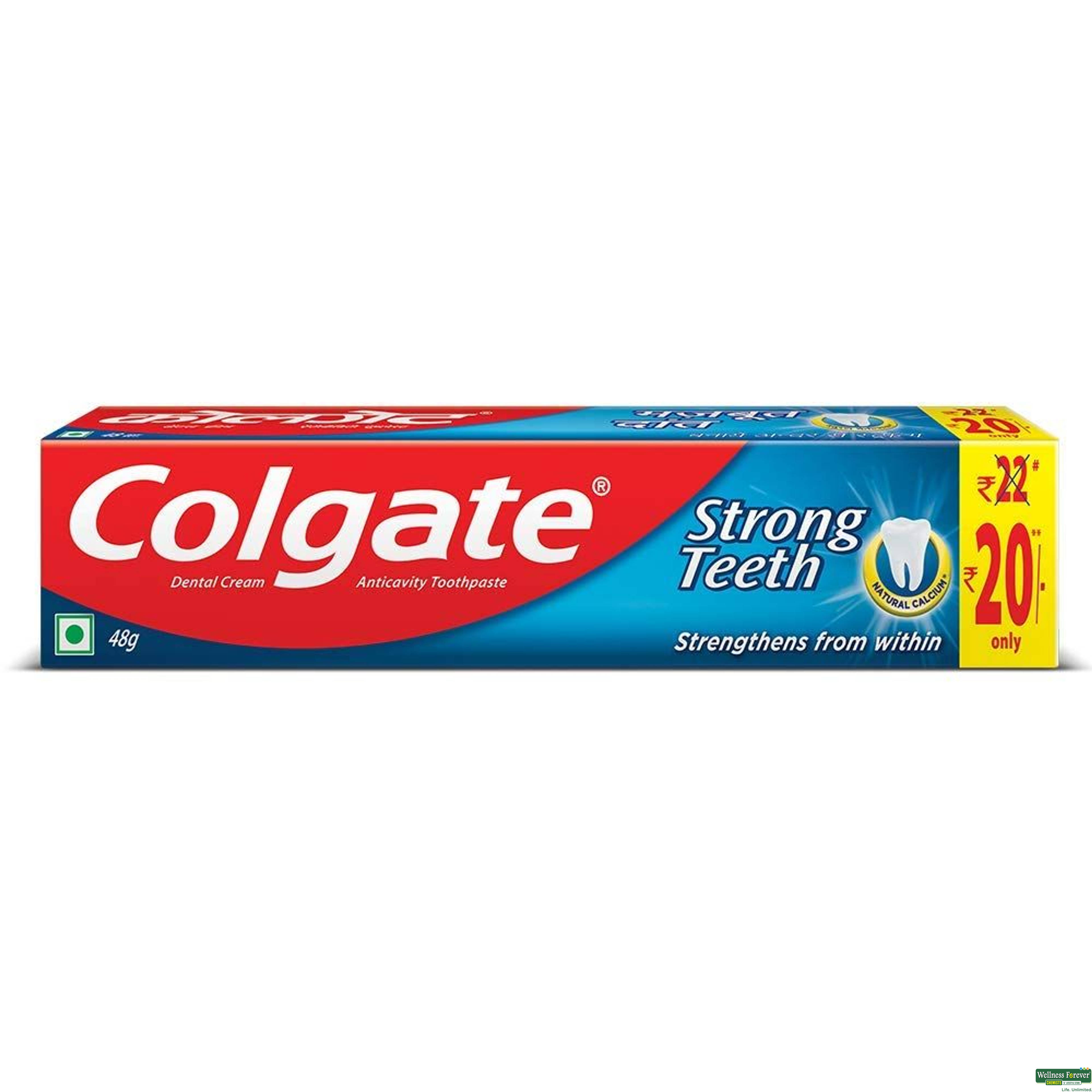 Colgate Strong Teeth Anticavity Toothpaste, 48 g-image