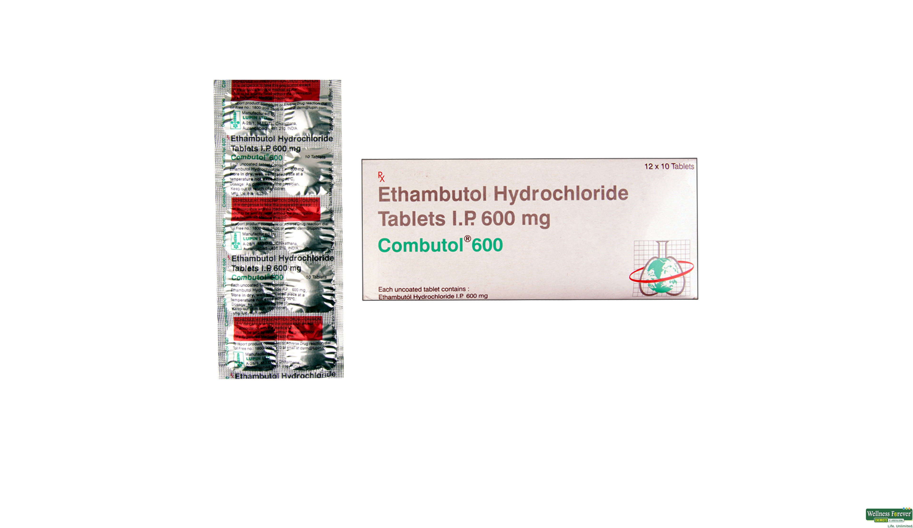 COMBUTOL 600MG 10TAB- 1, 10TAB, 
