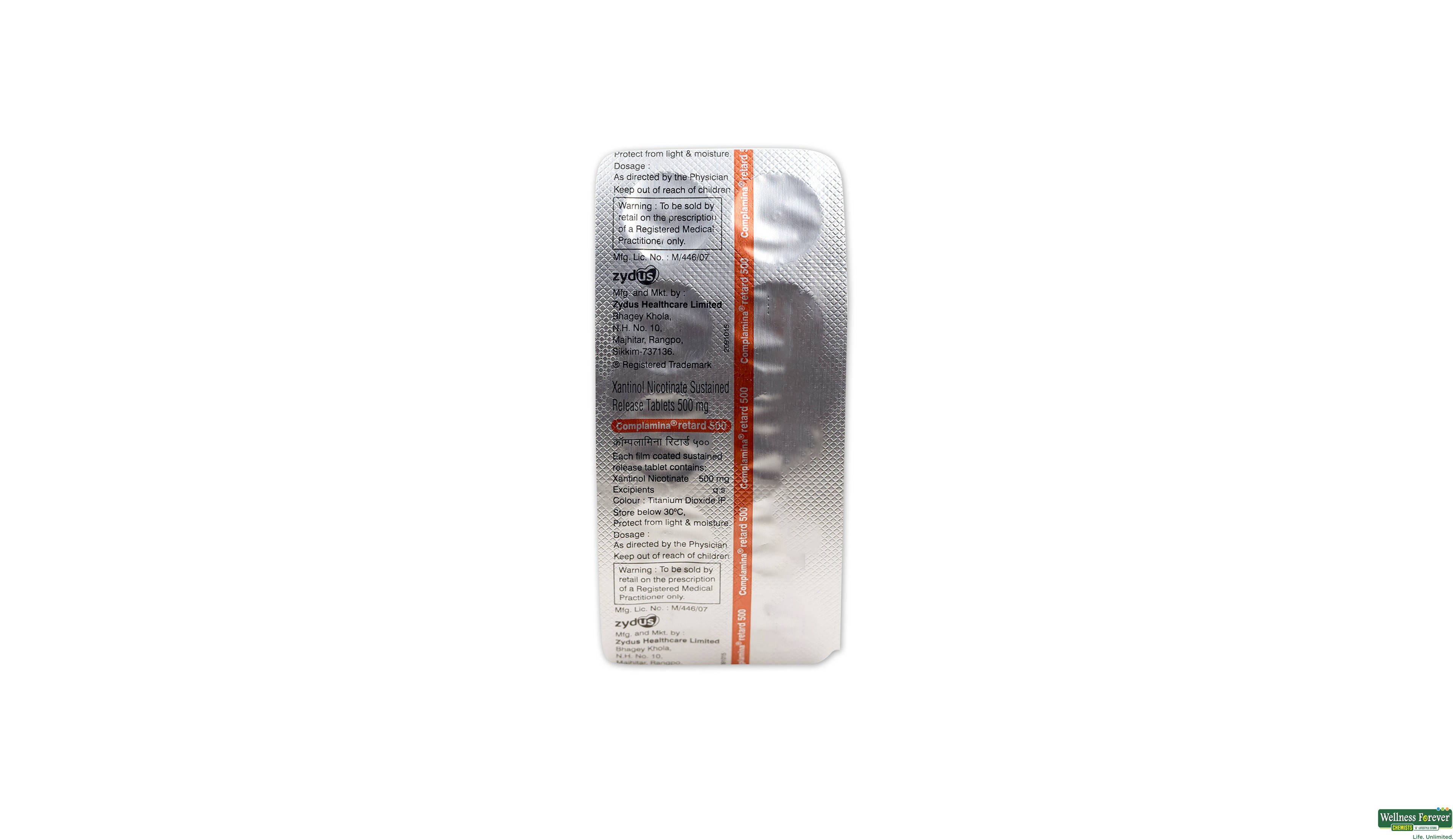 COMPLAMINA-RETARD 500MG 10TAB- 1, 10TAB, 