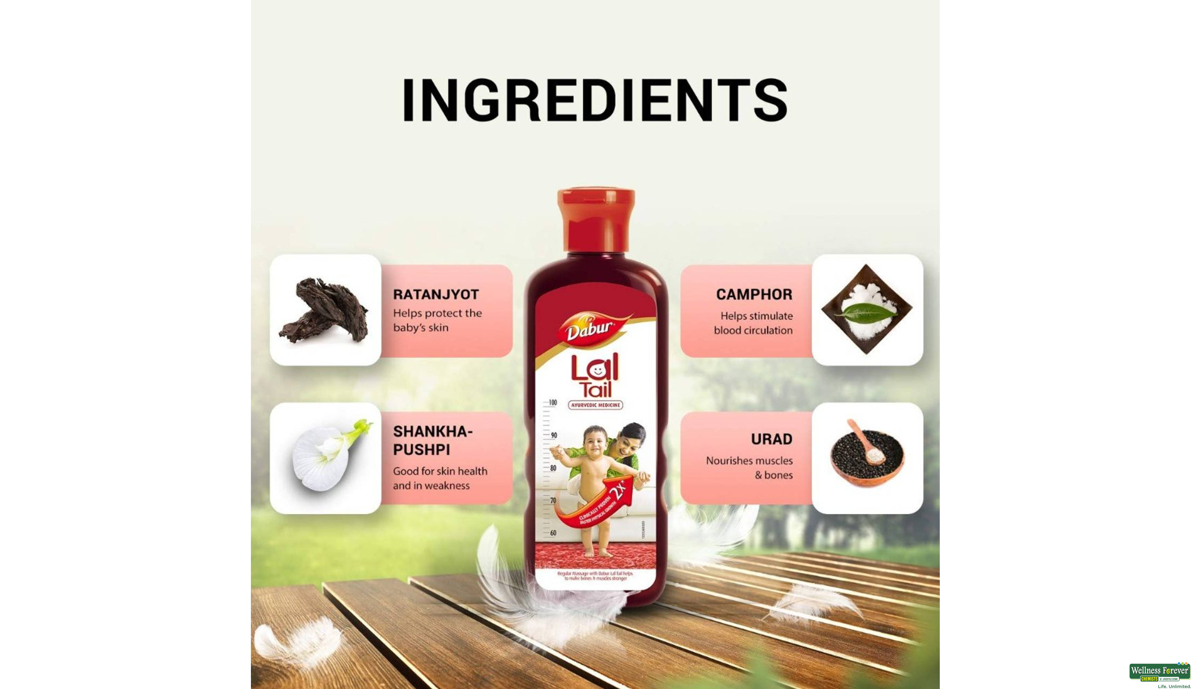 DABUR LAL TAIL 50ML- 6, 50ML, 