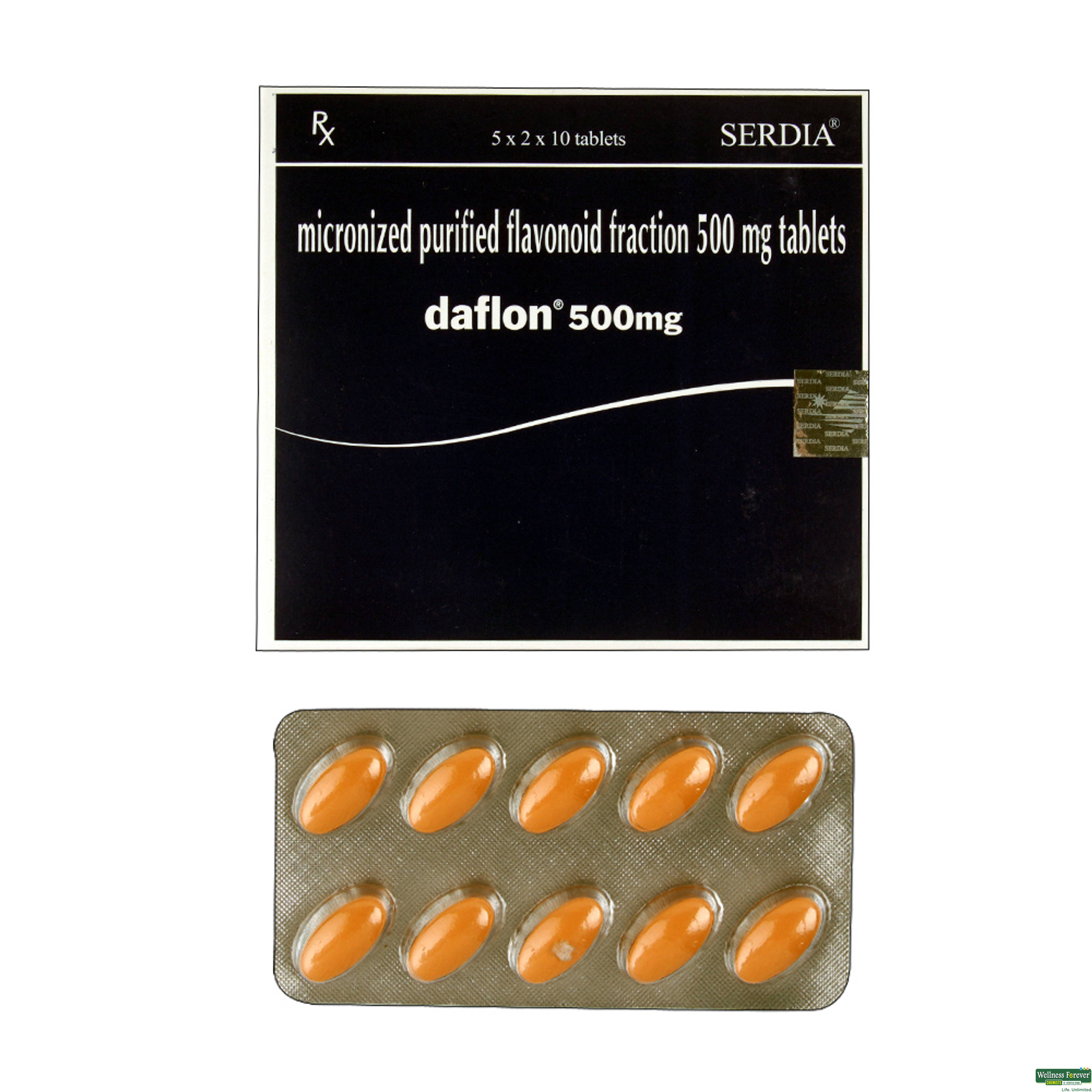 DAFLON 500MG 10TAB-image