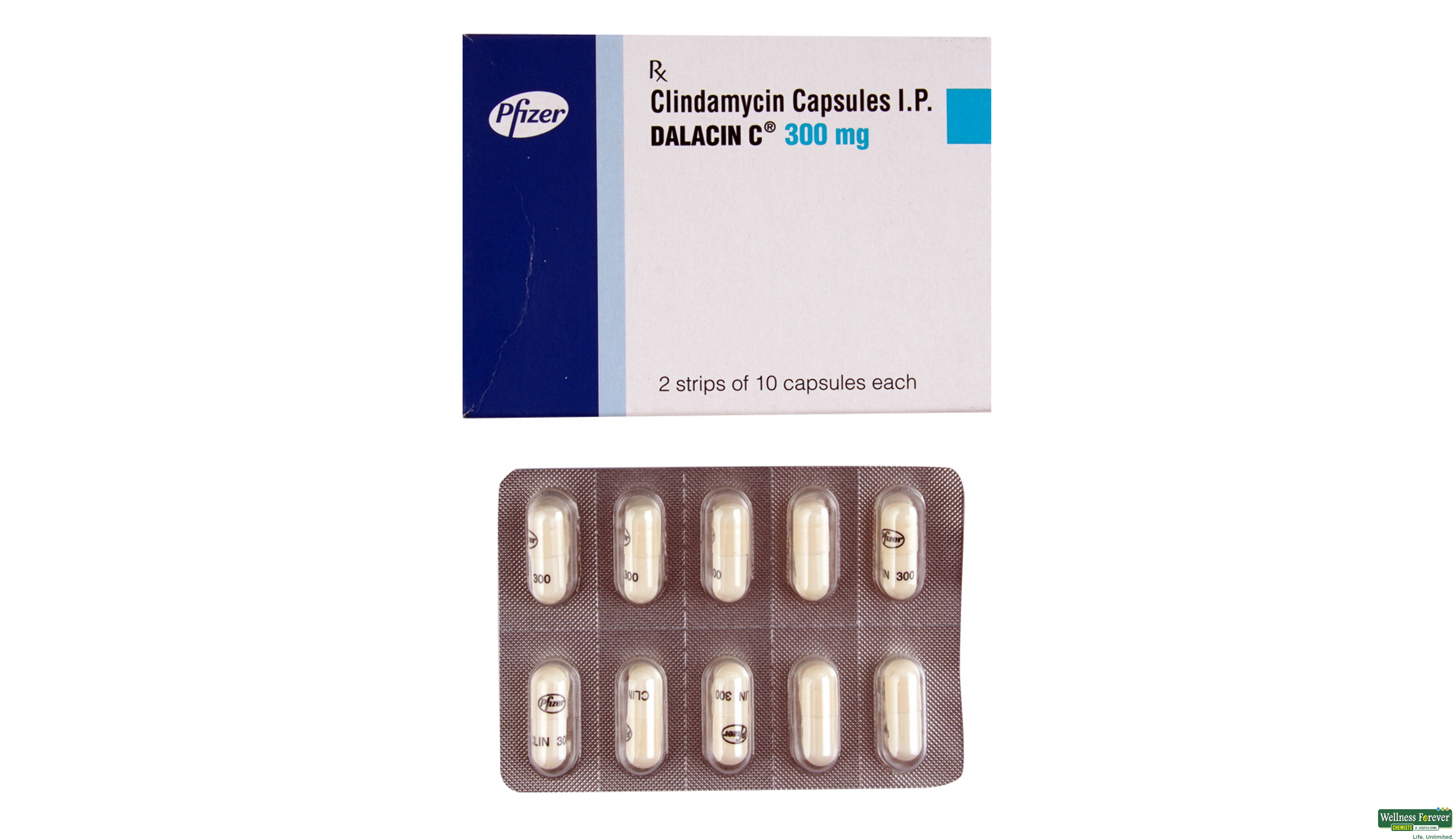 DALACIN-C 300MG 10CAP- 1, 10CAP, 