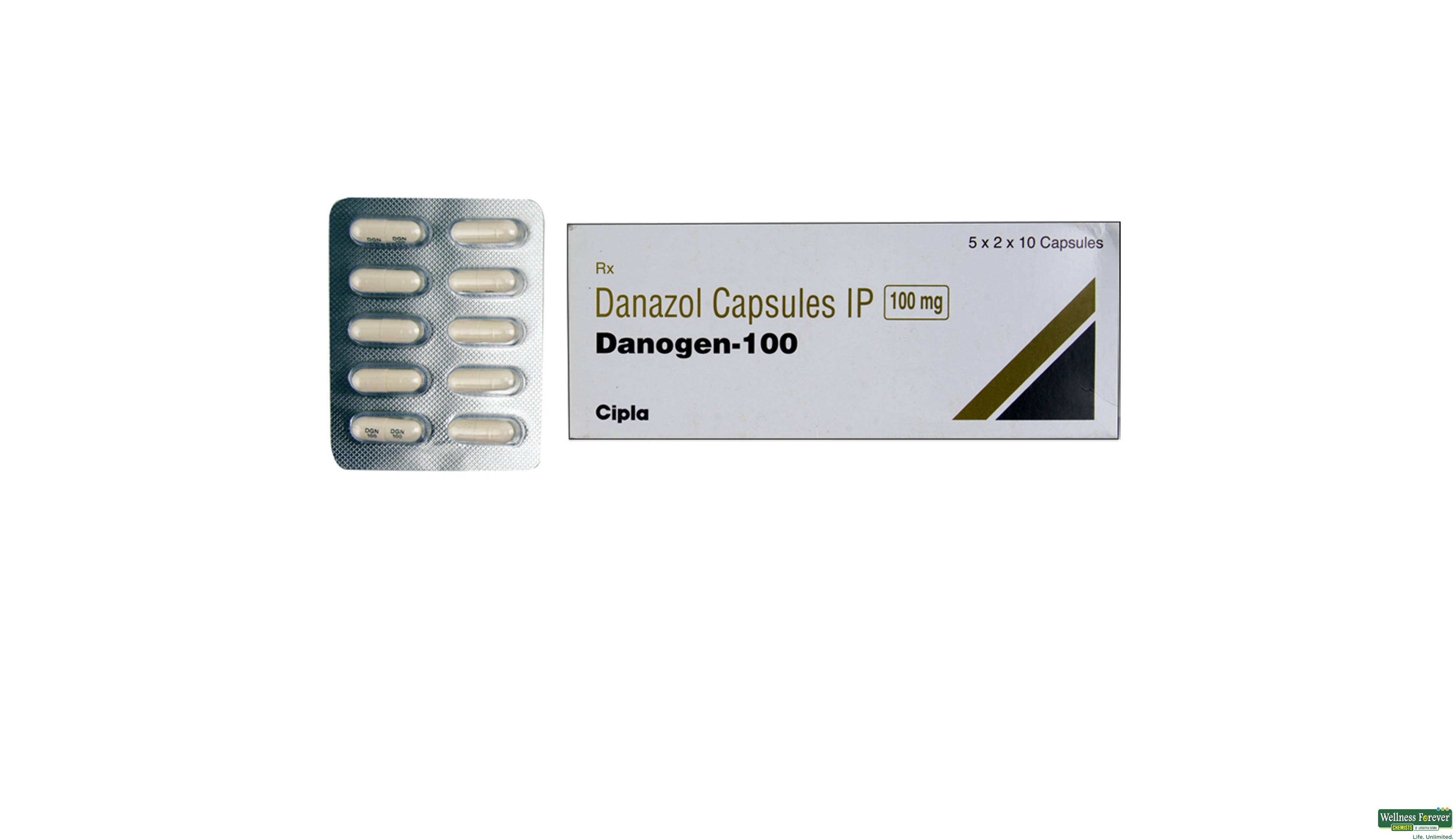 DANOGEN 100MG 10CAP- 1, 10CAP, 