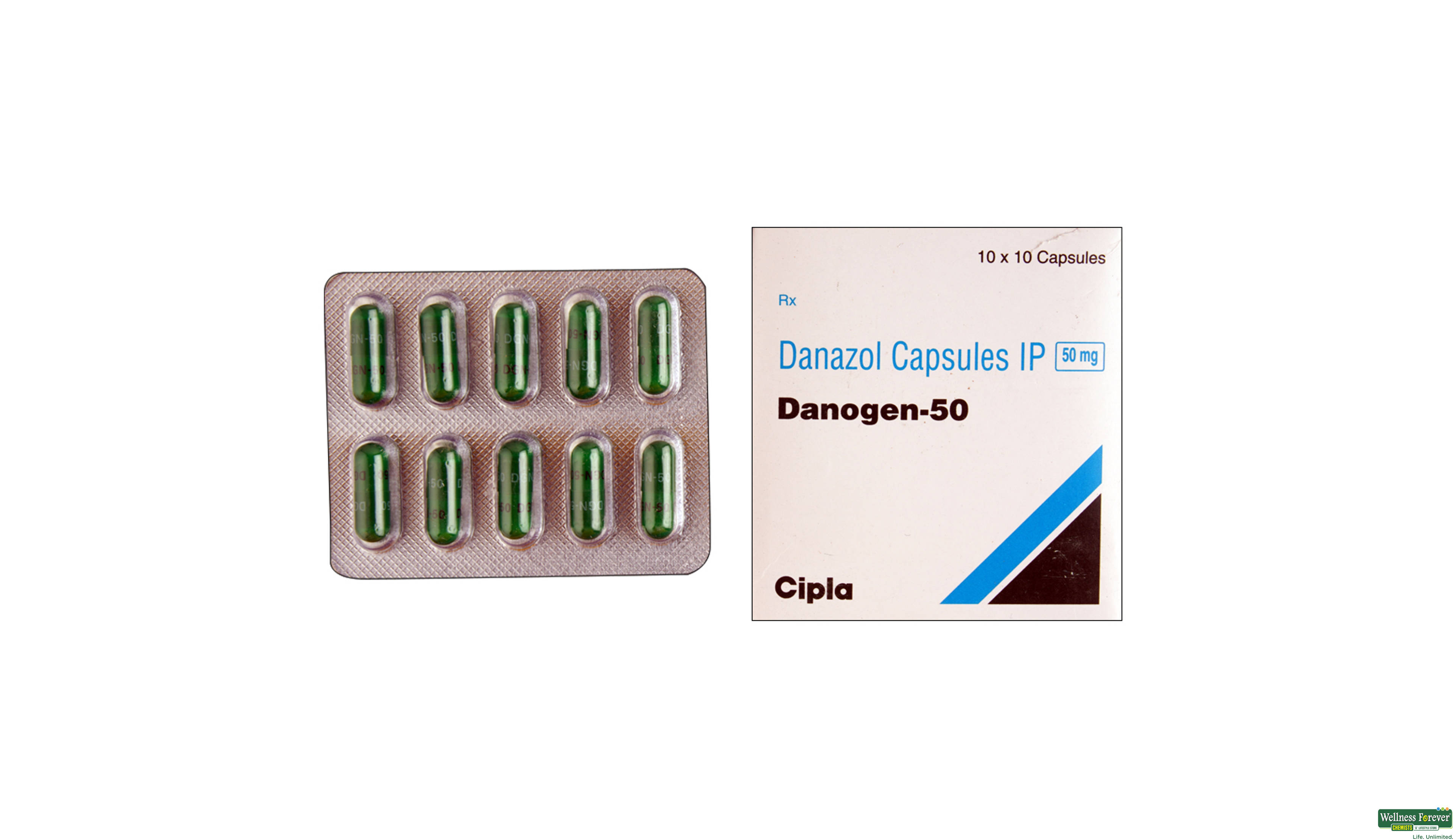 DANOGEN 50MG 10CAP- 1, 10CAP, 