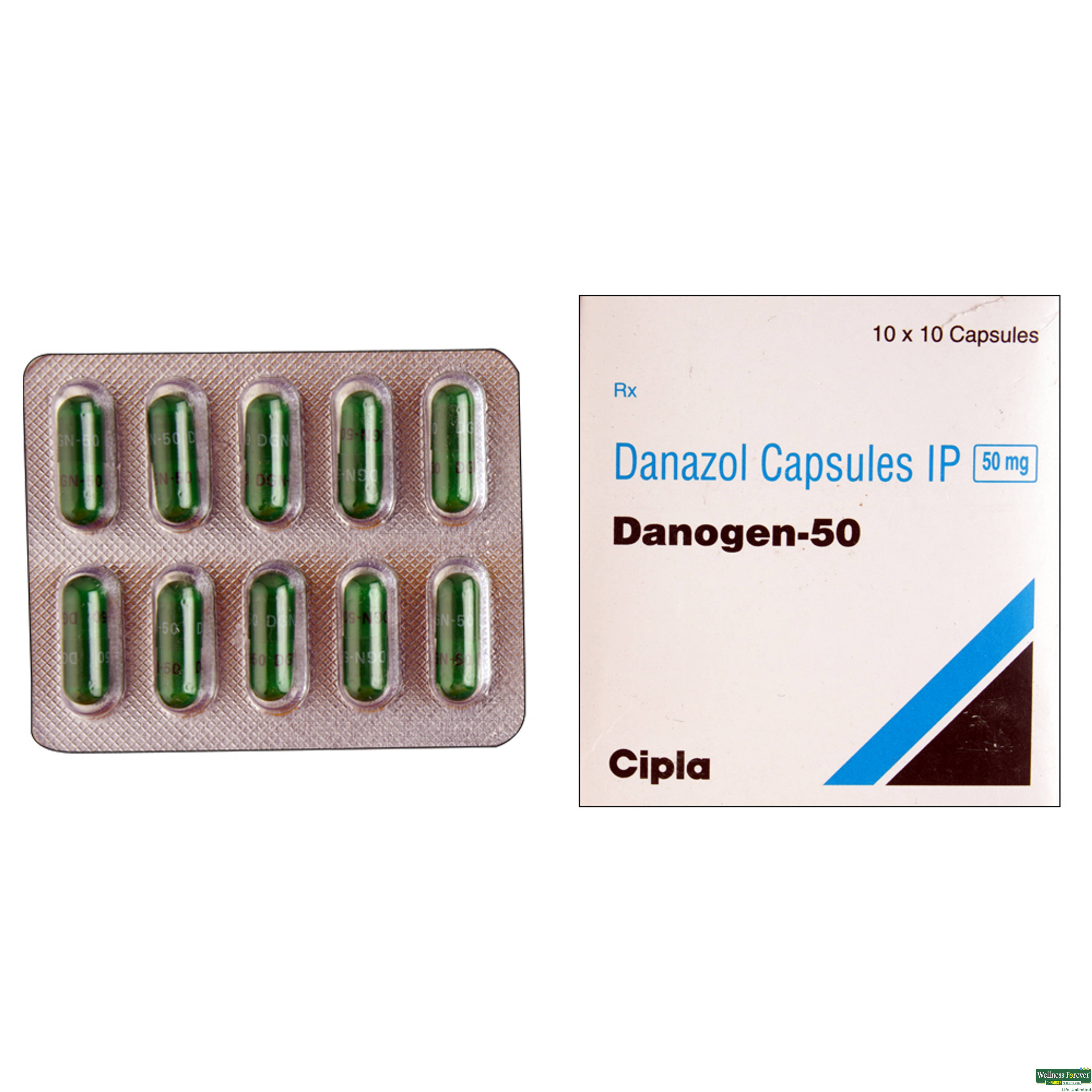 DANOGEN 50MG 10CAP-image
