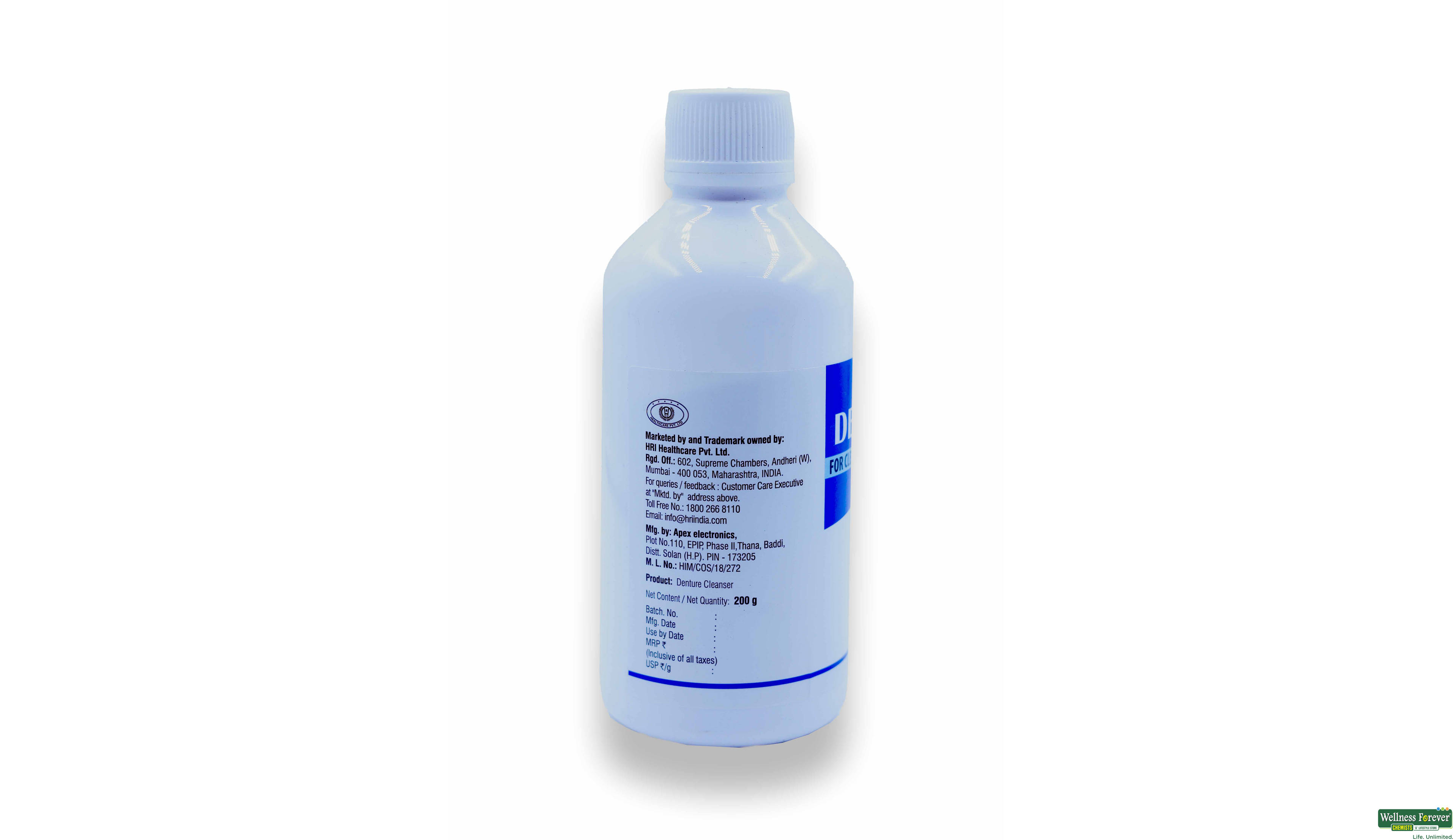 DENTURITE T/PWDR 200GM- 3, 200GM, 