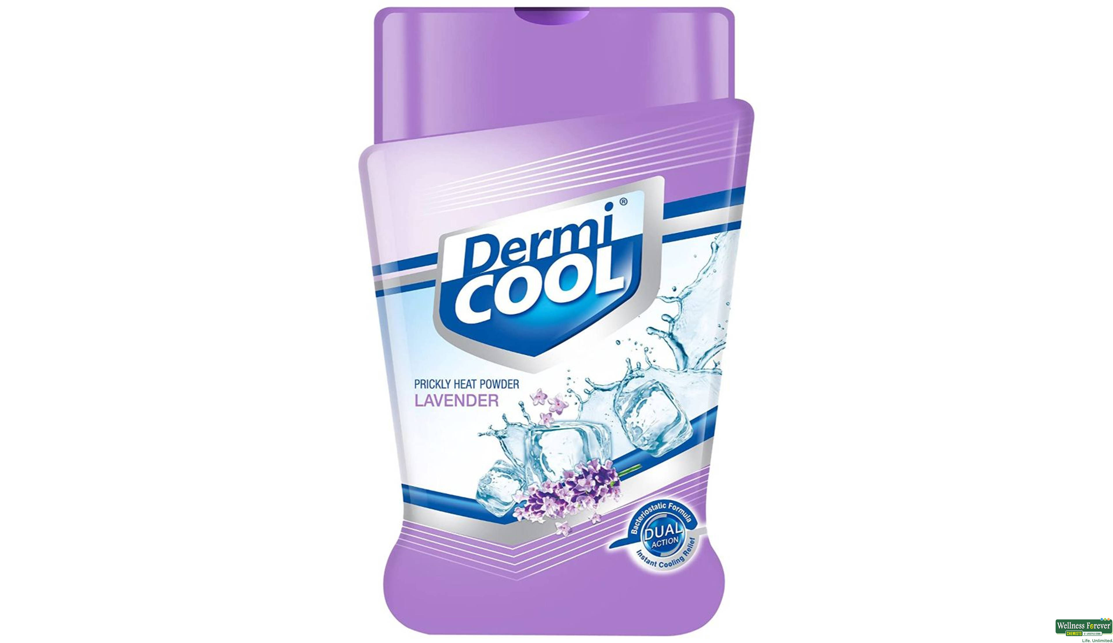 DERMICOOL TALC LAVENDER 150GM- 1, 150GM, 