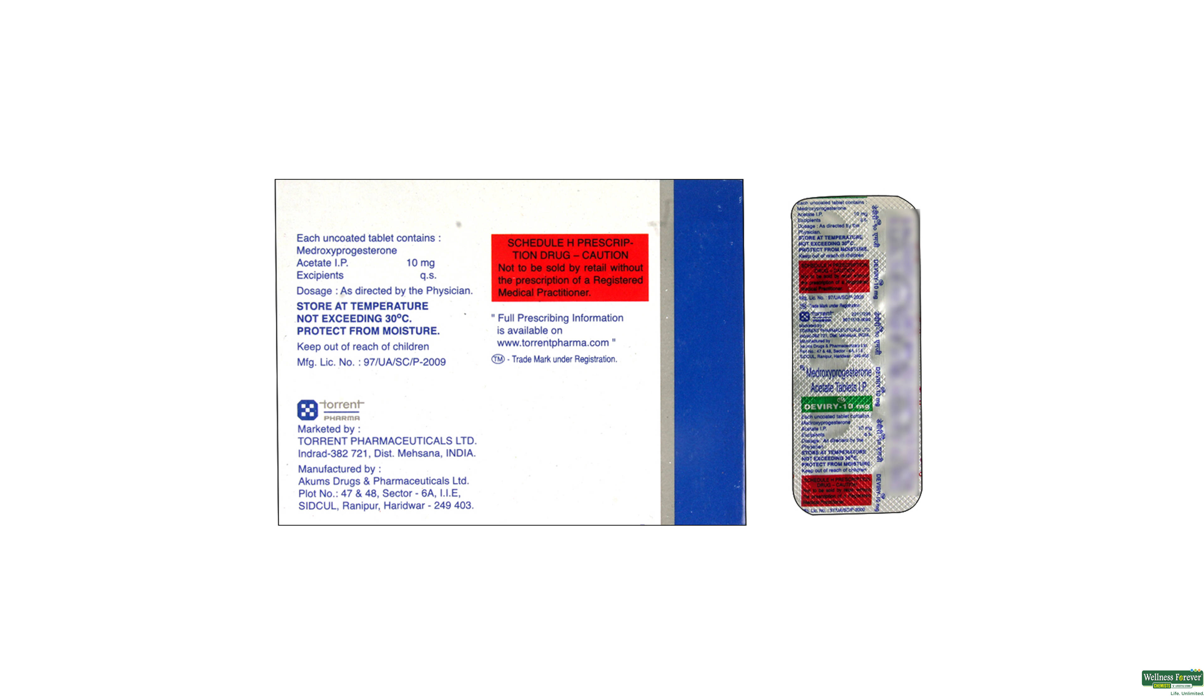 DEVIRY 10MG 10TAB- 2, 10TAB, Helps regulate menstrual cycles
Provides relief from the symptoms of endometriosis
Can be used as part of hormone replacement therapy (HRT) for menopausal symptoms
Reduces the risk of endometrial hyperplasia in postmenopausal women