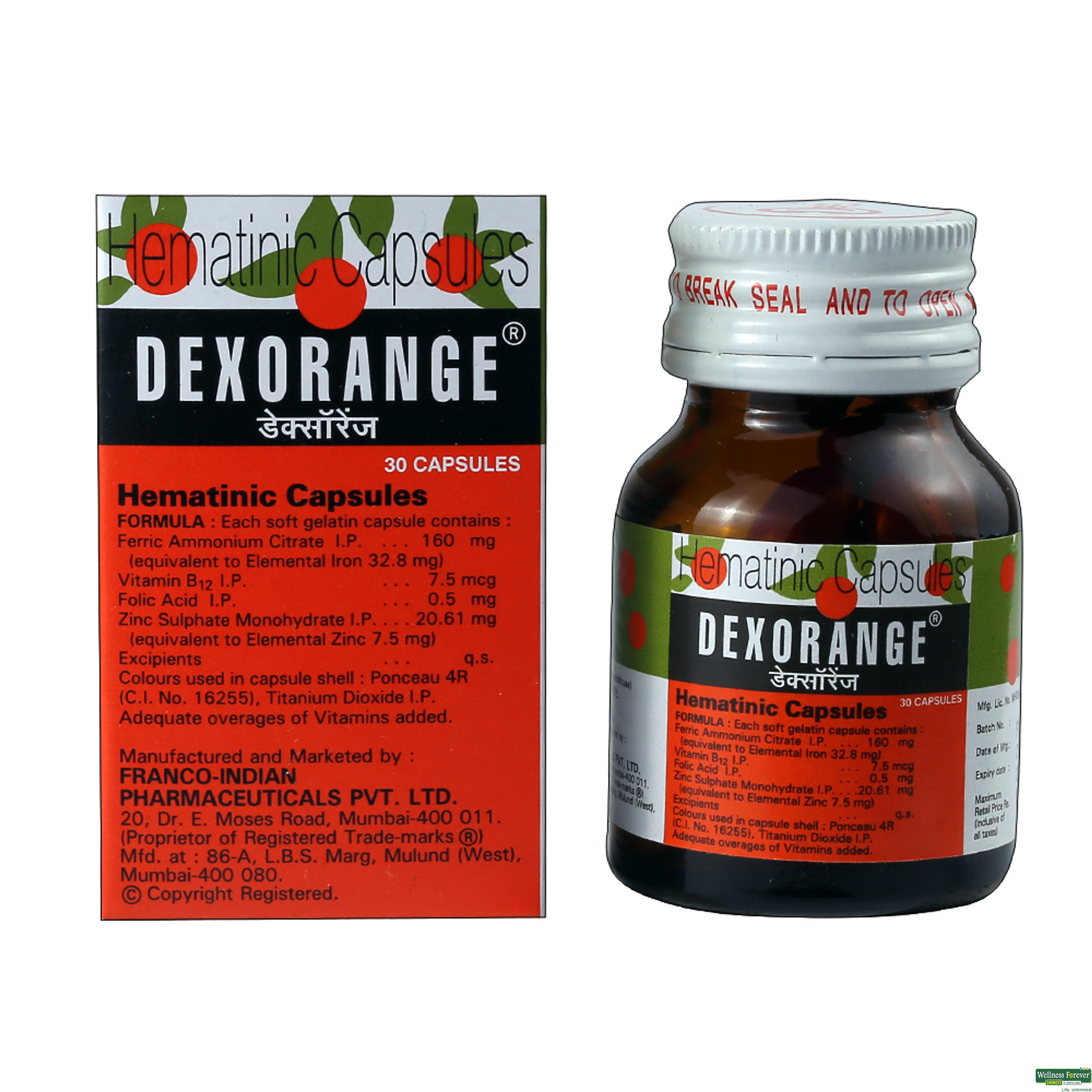 Dexorange 30 Capsules-image