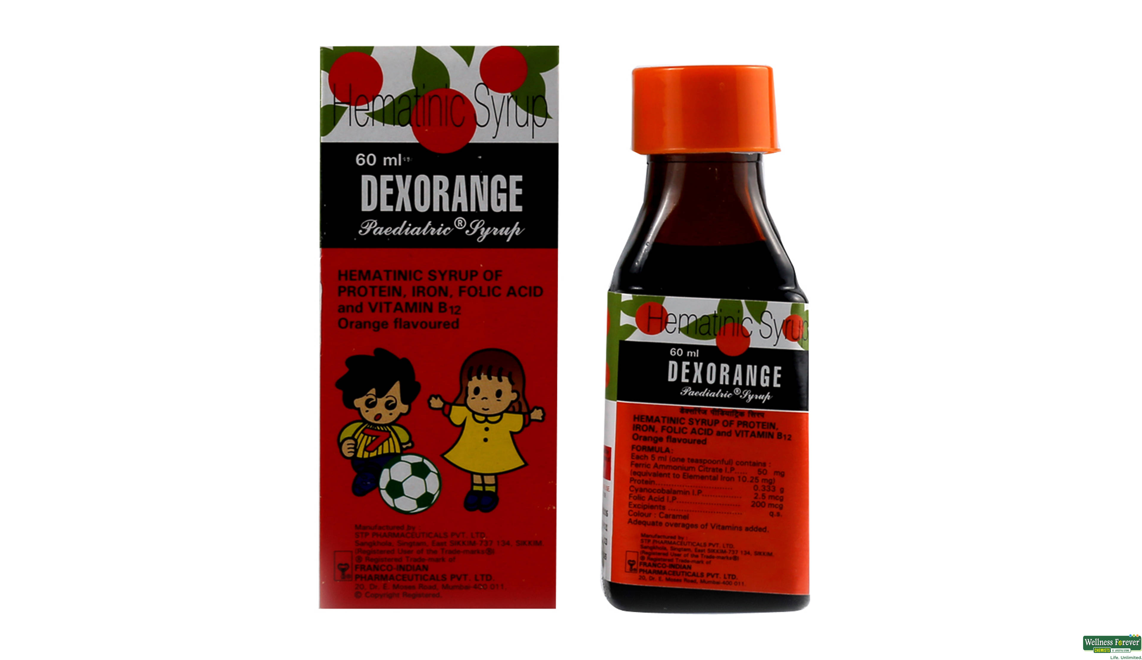 DEXORANGE PAED SYP 60ML- 1, 60ML, 