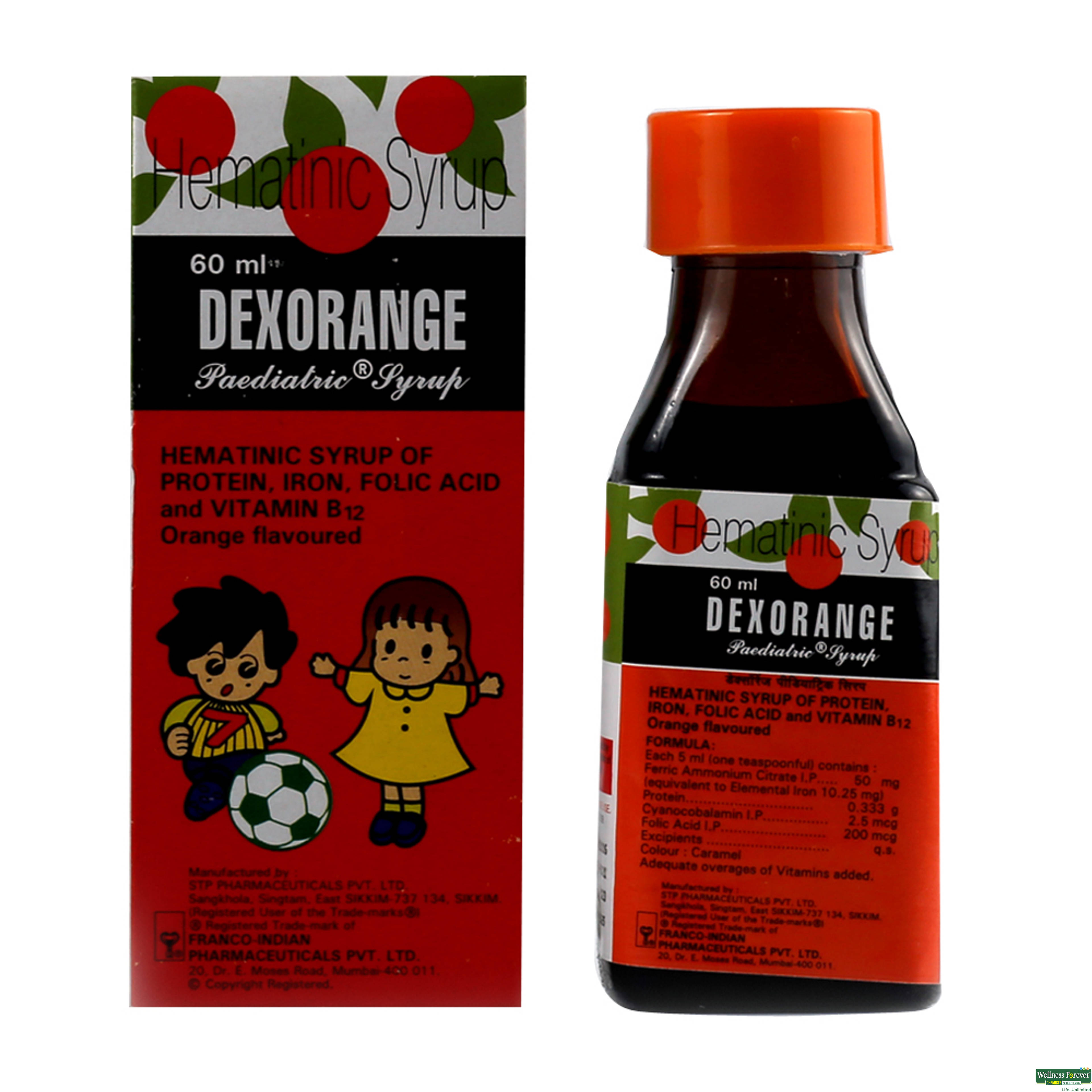 Dexorange Paediatric Syrup 60 ml-image