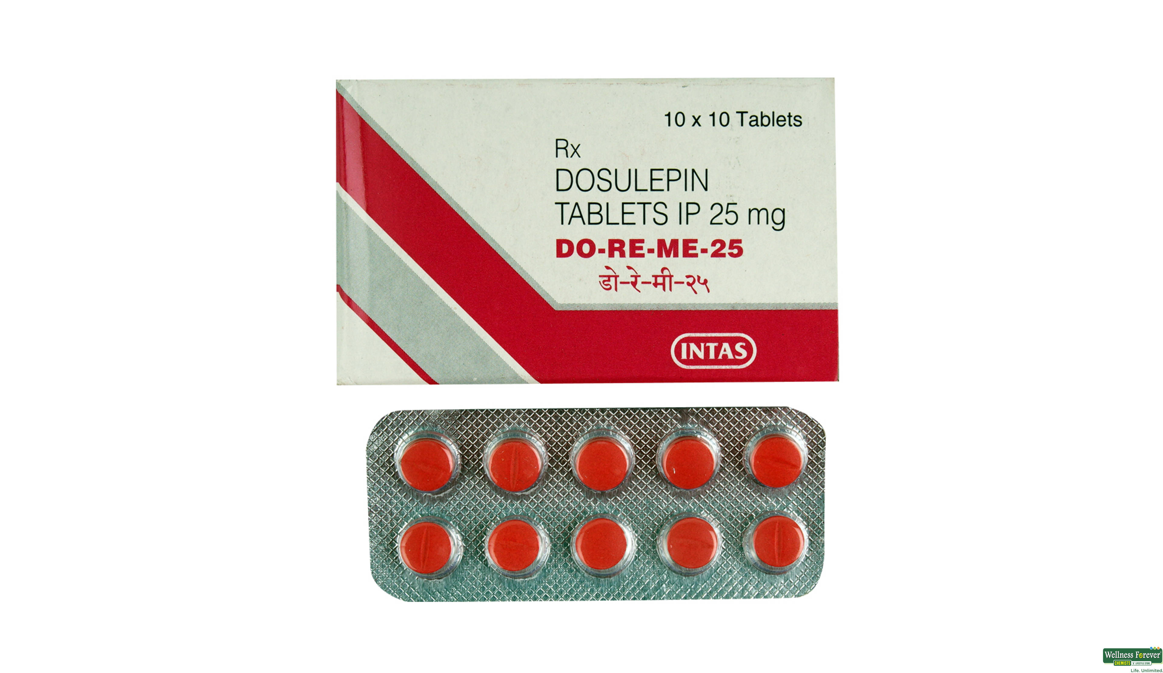 DO-RE-ME 25MG 10TAB- 1, 10TAB, 