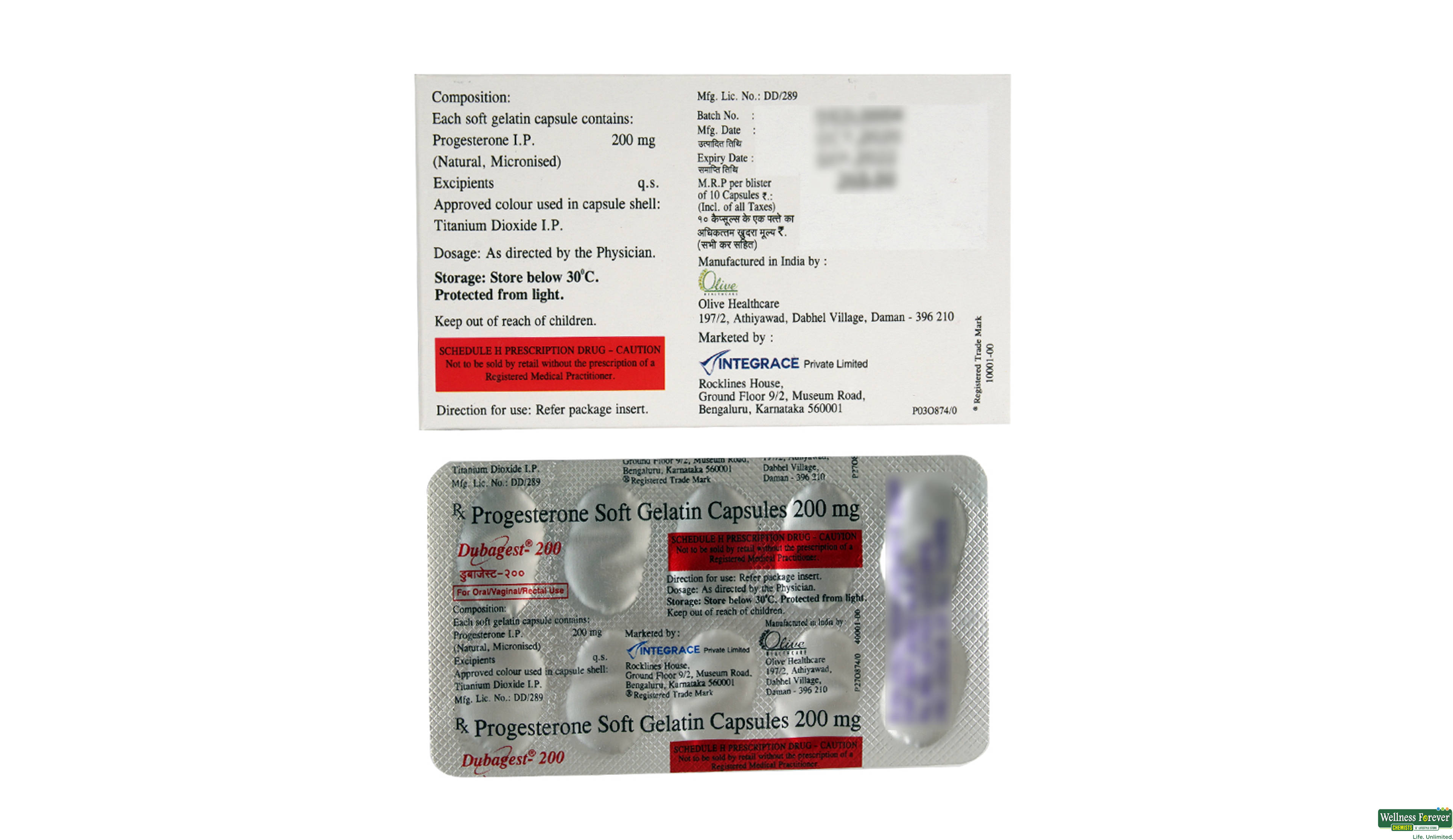 DUBAGEST 200MG 10CAP- 2, 10CAP, 