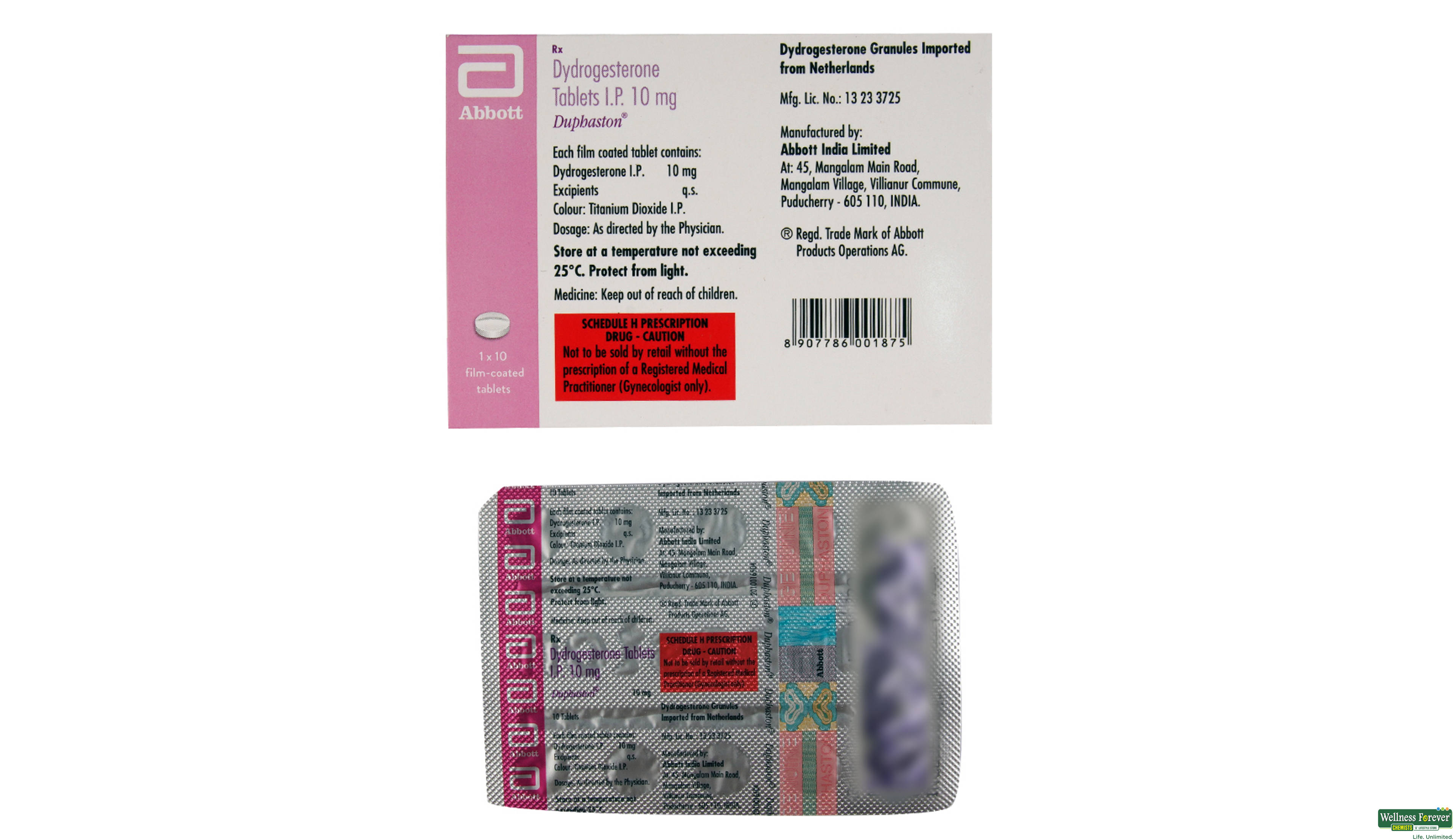 DUPHASTON 10TAB- 2, 10TAB, •Regulates Periods: Helps make menstrual cycles more regular.

•Supports Pregnancy: Assists in maintaining pregnancies that are at risk.

•Eases Menstrual Pain: Provides relief from painful menstrual symptoms.