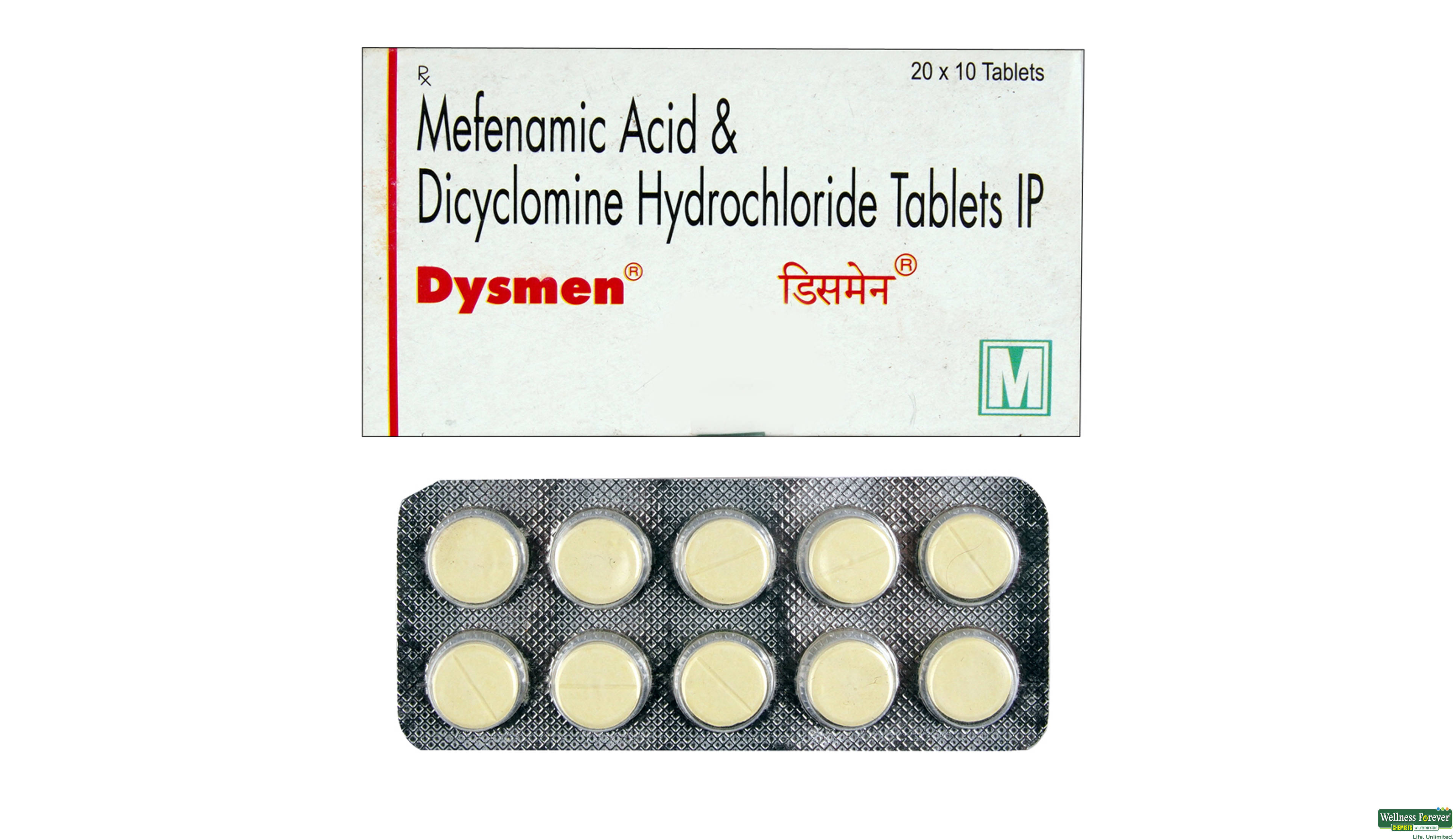 DYSMEN 10TAB- 1, 10TAB, null