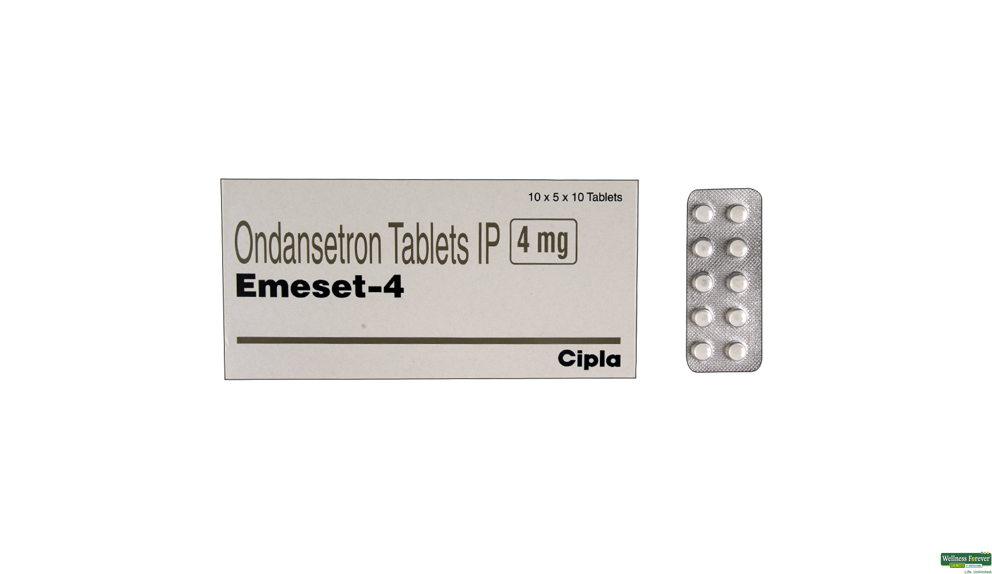 EMESET 4MG 10TAB- 1, 10TAB, 