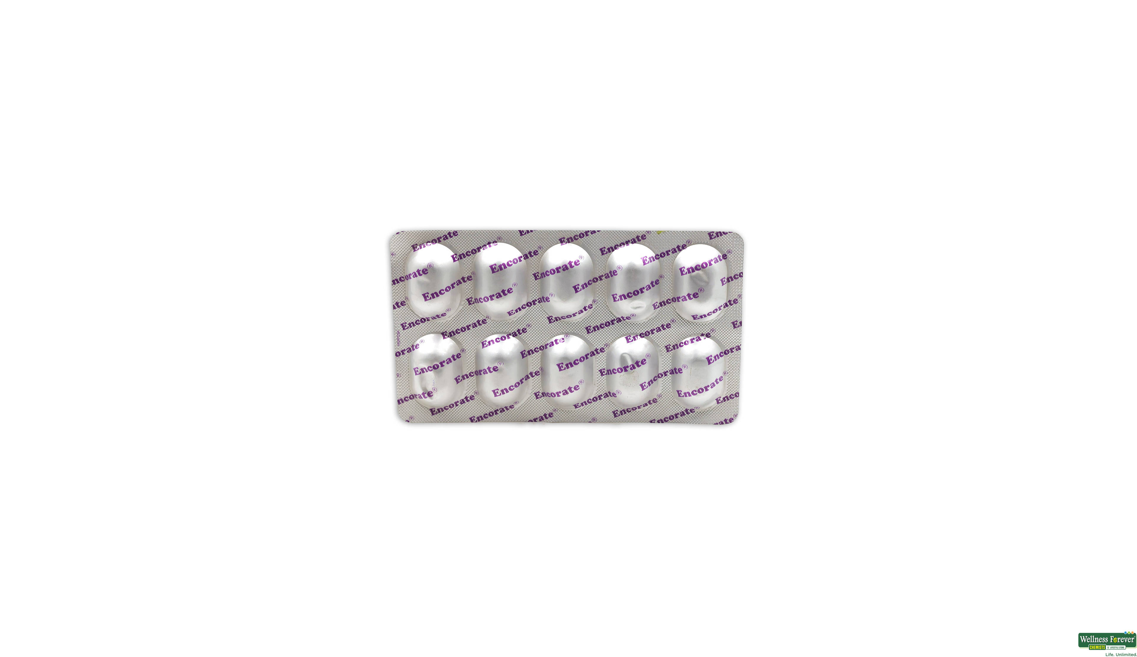 ENCORATE 500MG 10TAB- 2, 10TAB, 