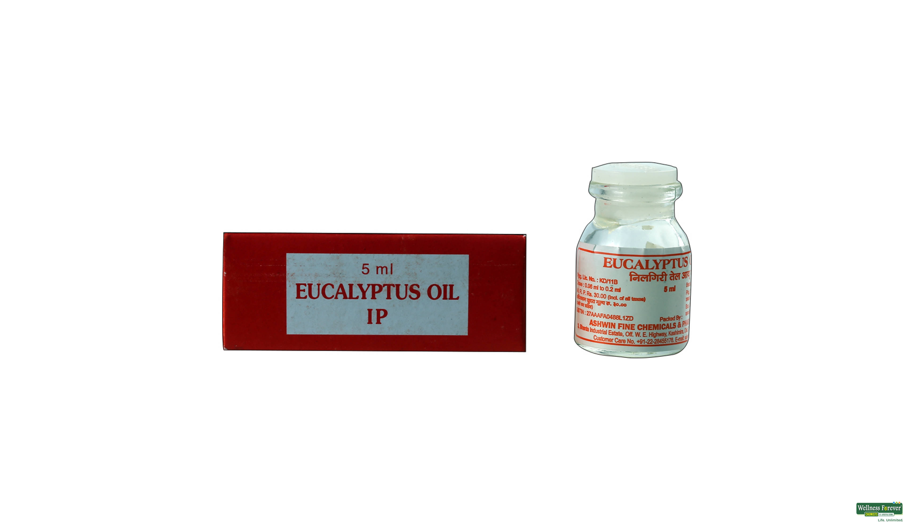 EUCALYPTUS OIL ASHWIN 5ML- 2, 5ML, null