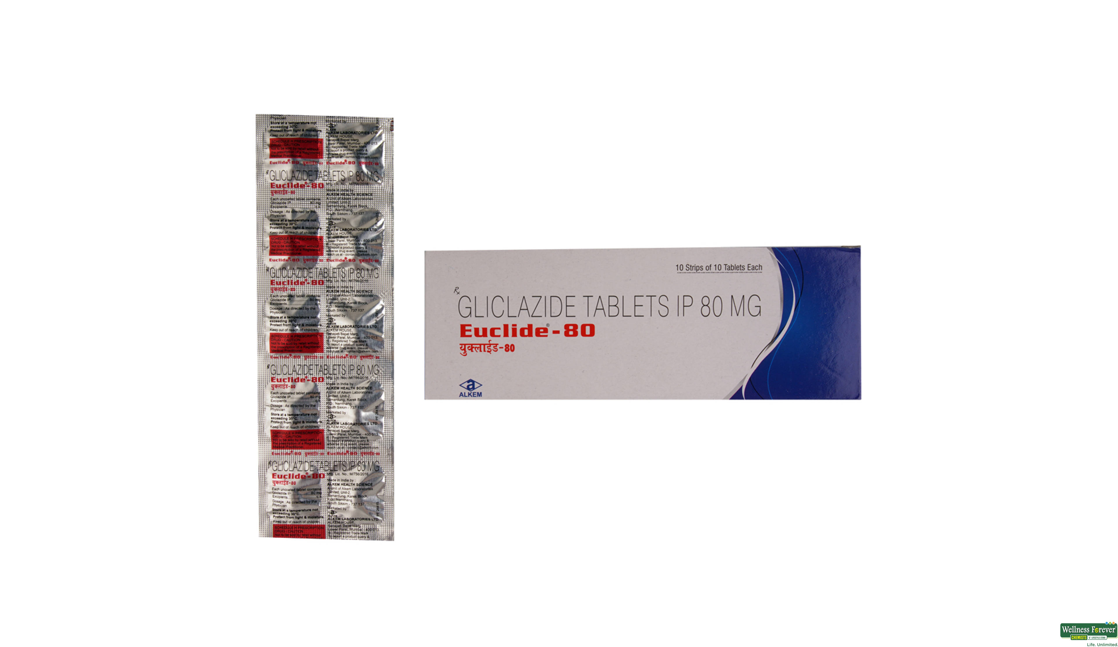 EUCLIDE 80MG 10TAB- 1, 10TAB, 