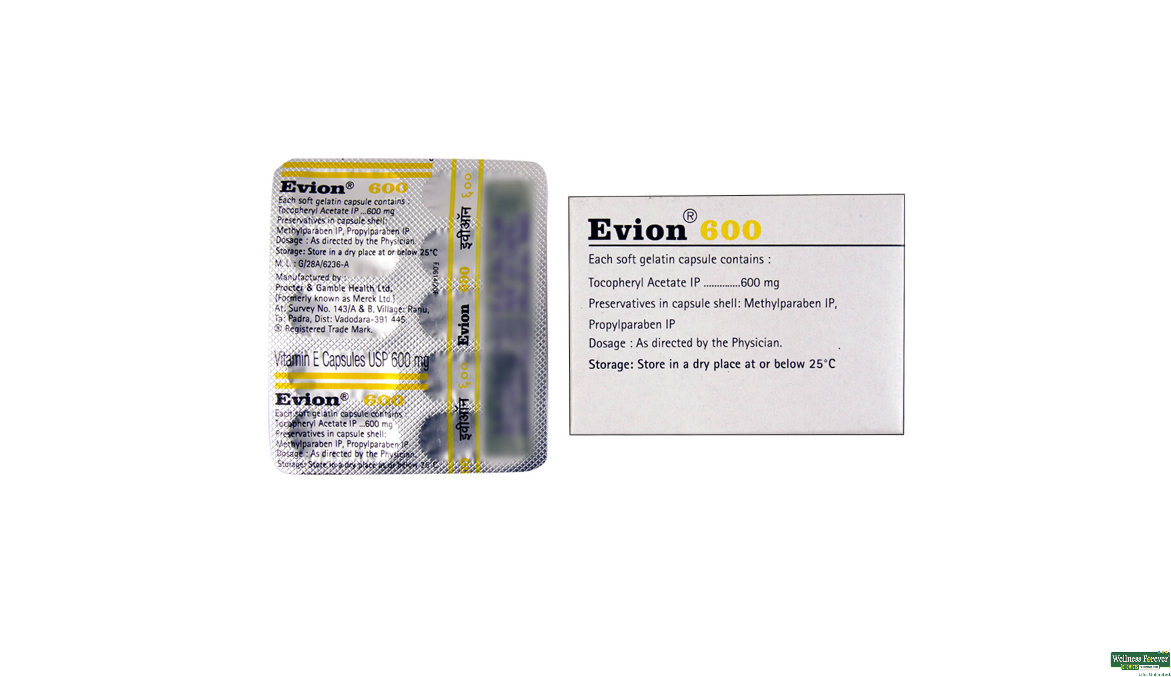 EVION 600MG 10CAP- 2, 10CAP, 