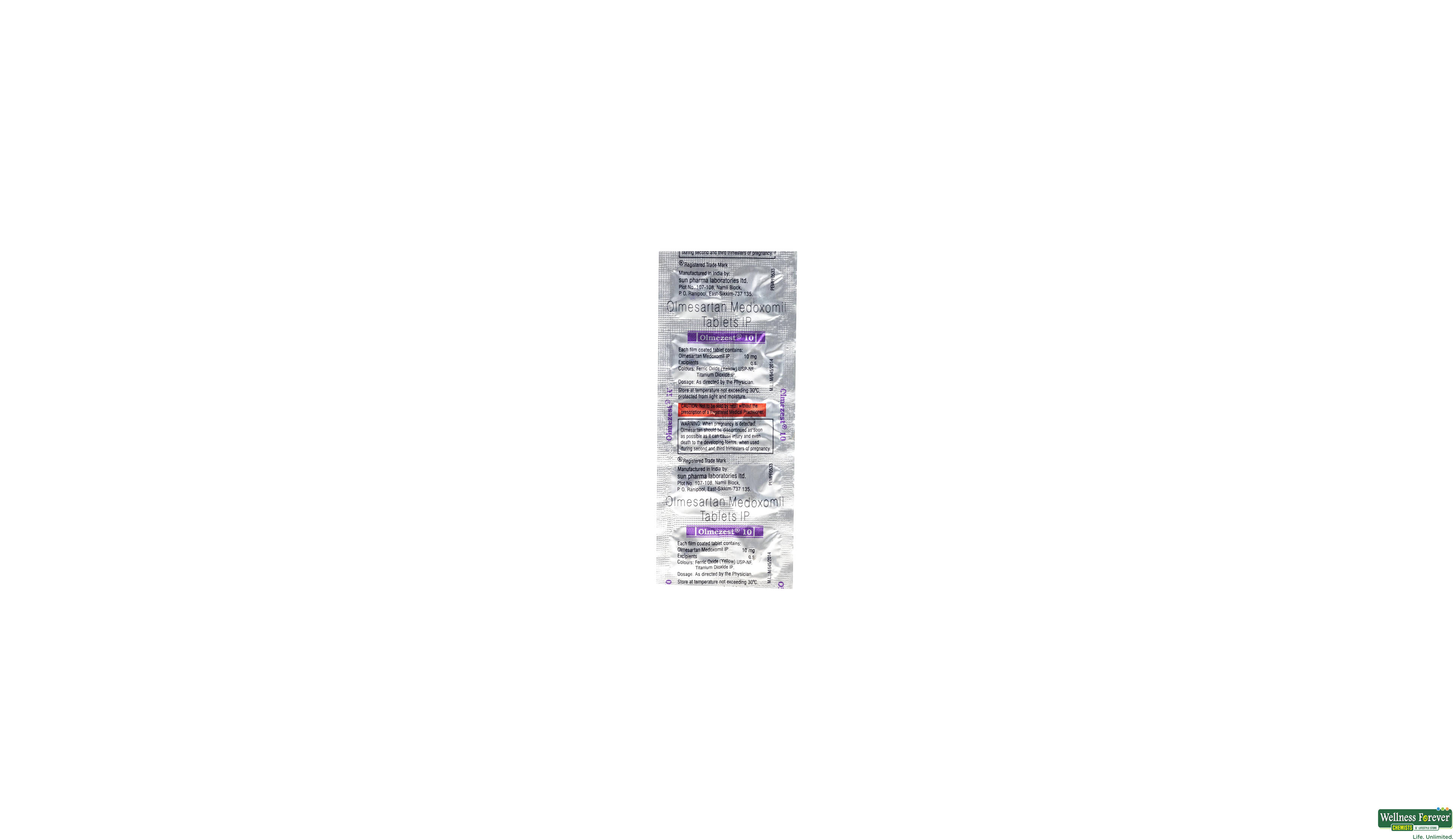 OLMEZEST 10MG 10TAB- 1, 10TAB, 