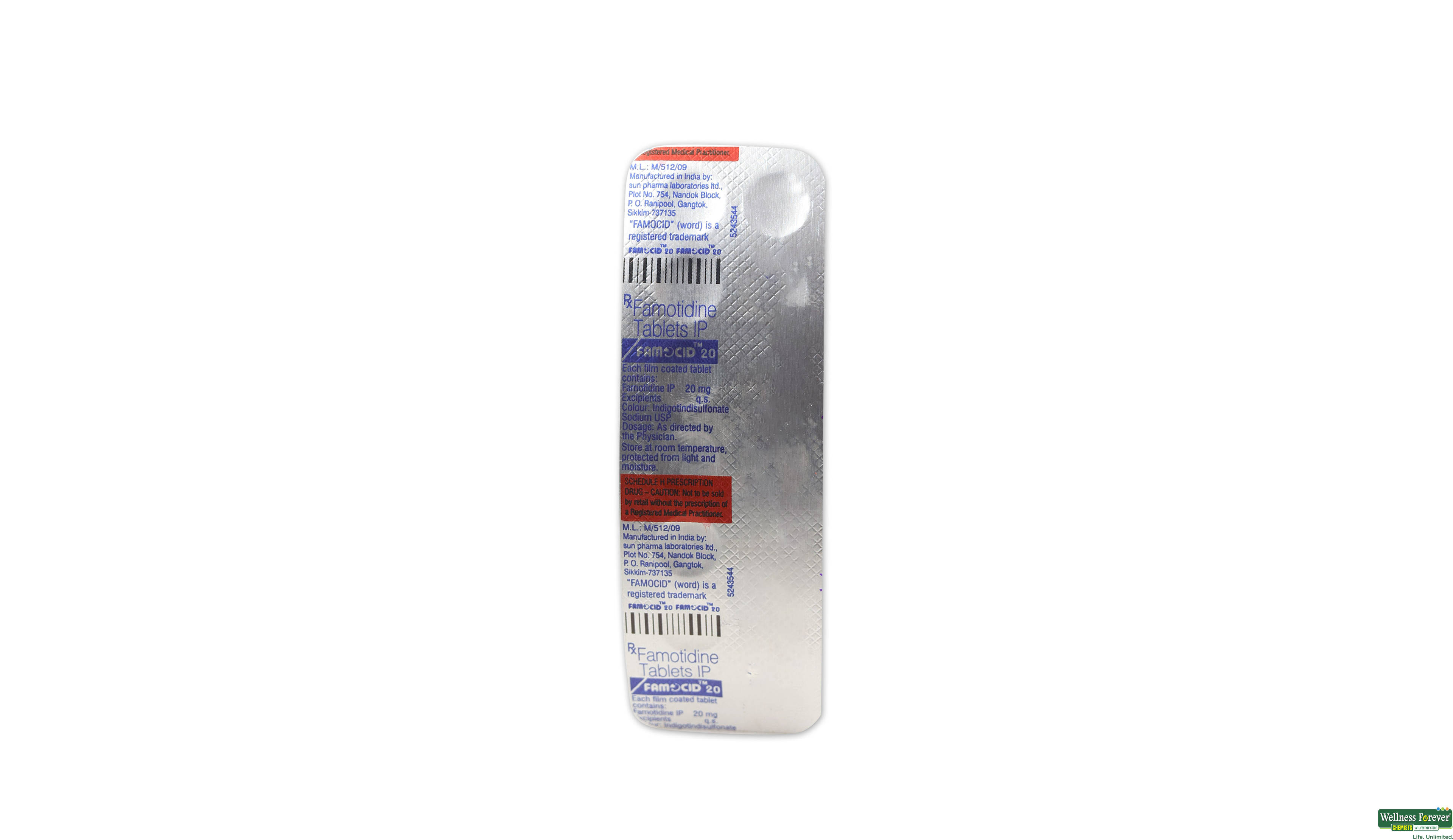 FAMOCID 20MG 14TAB- 1, 14TAB, 